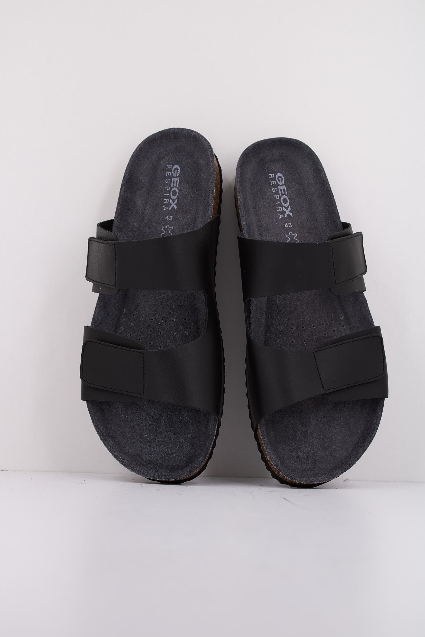 GEOX U SANDAL GHITA en color NEGRO (3)