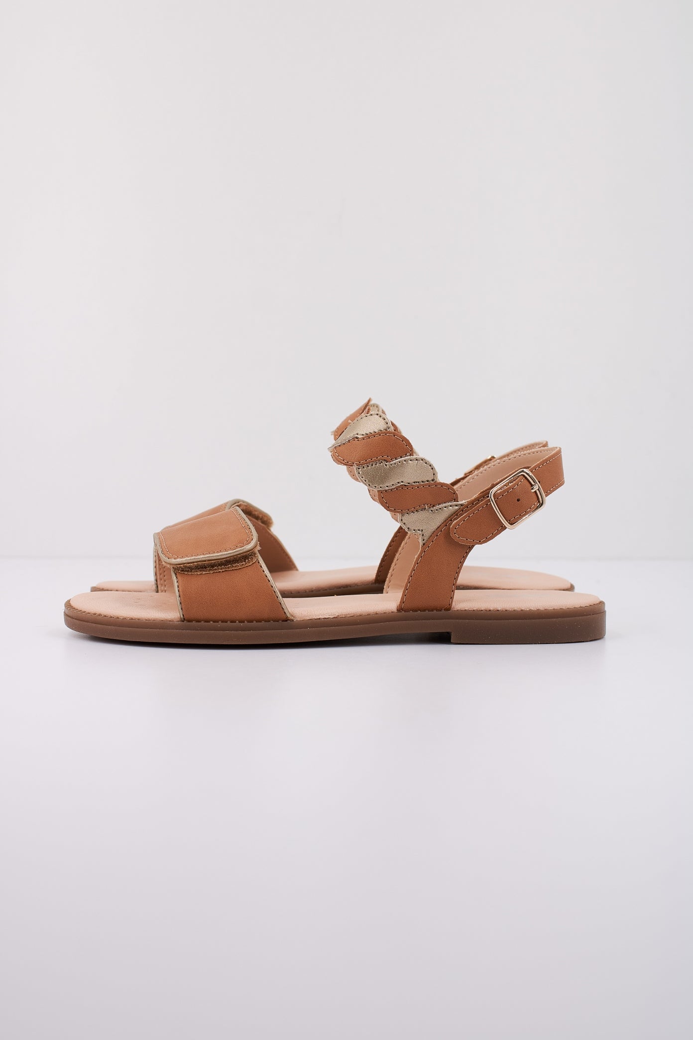 GEOX J SANDAL KARLY GIRL en color MARRON CLARO (1)