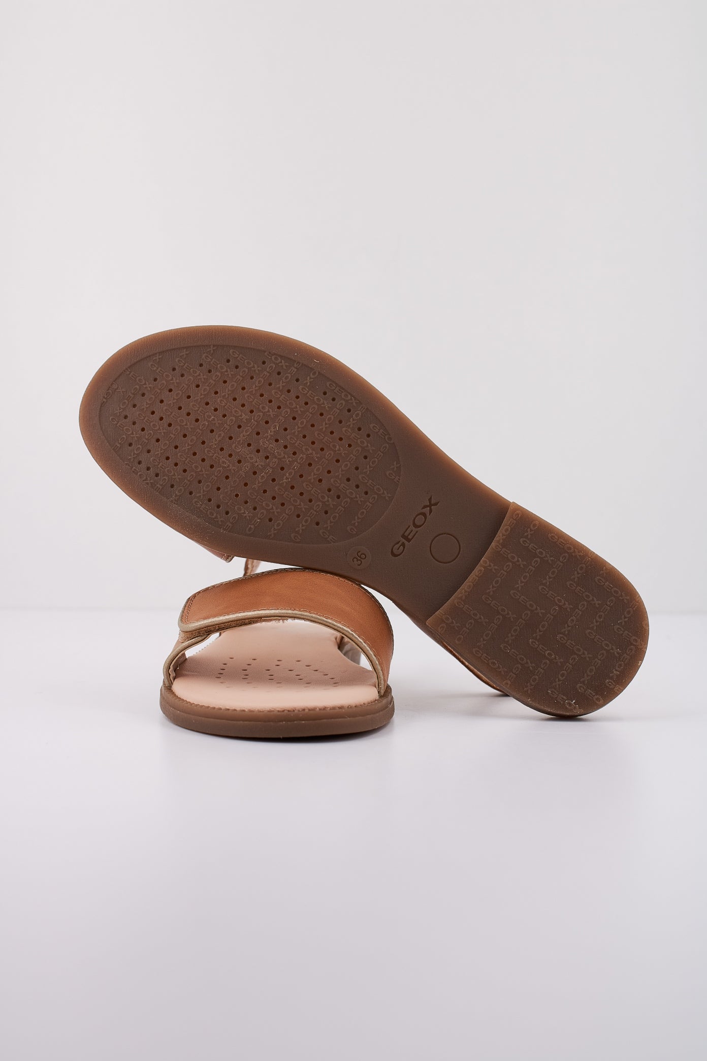 GEOX J SANDAL KARLY GIRL en color MARRON CLARO (5)