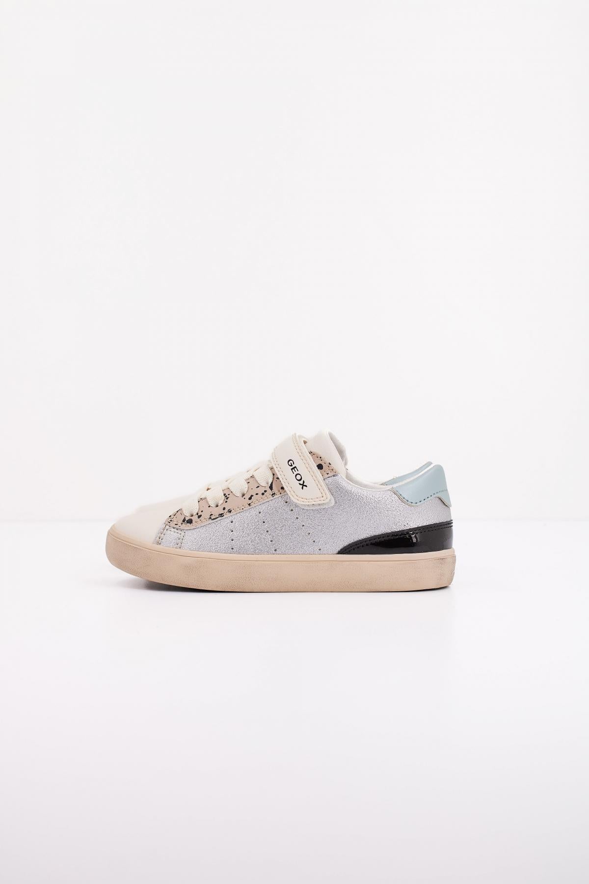 GEOX J GISLI GIRL en color PLATA (1)