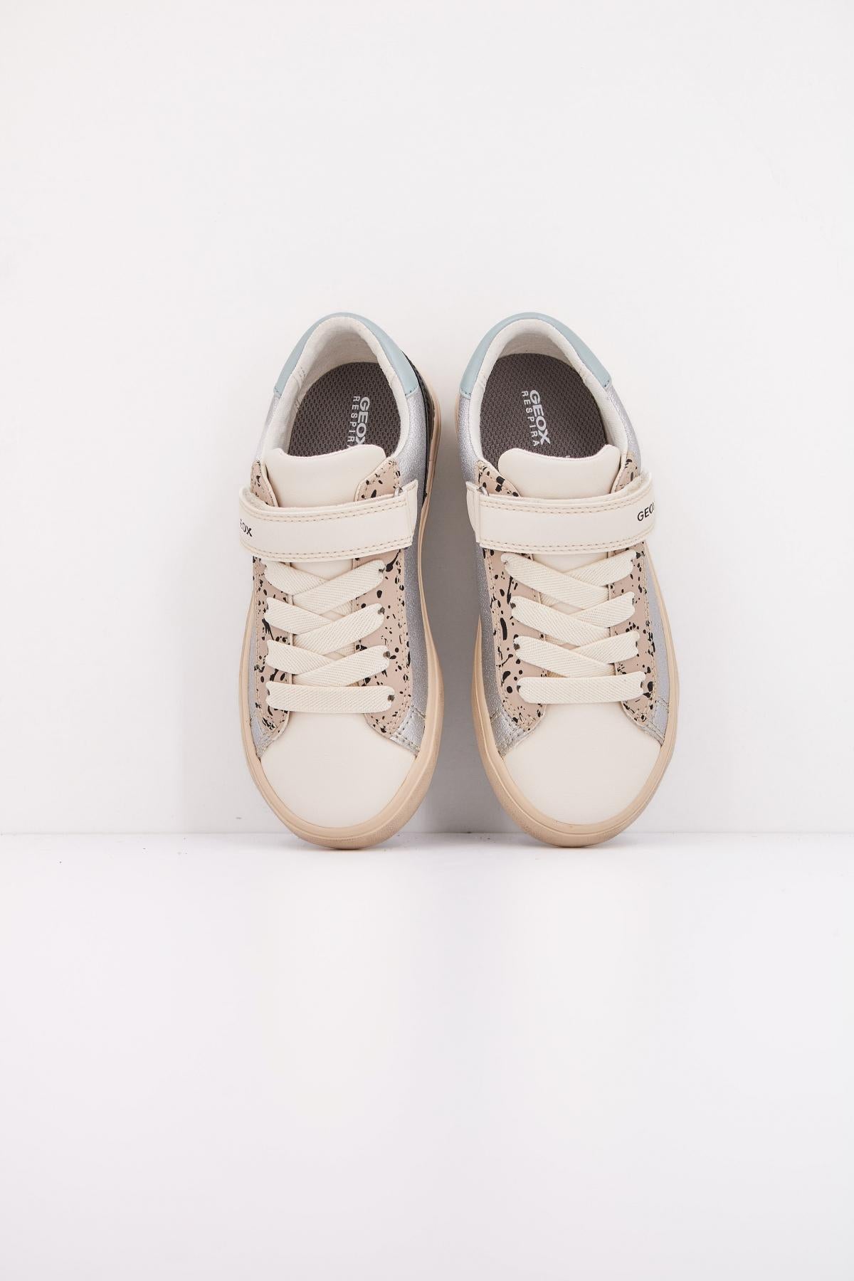 GEOX J GISLI GIRL en color PLATA (3)