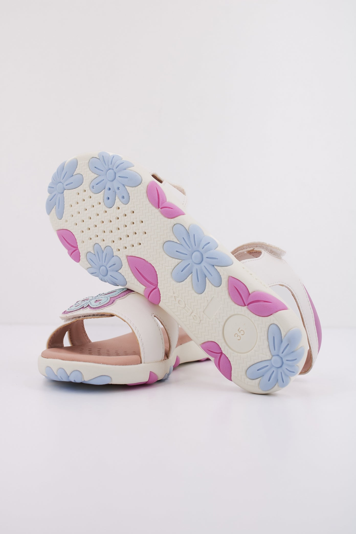 GEOX J SANDAL HAITI GIRL en color BLANCO (5)