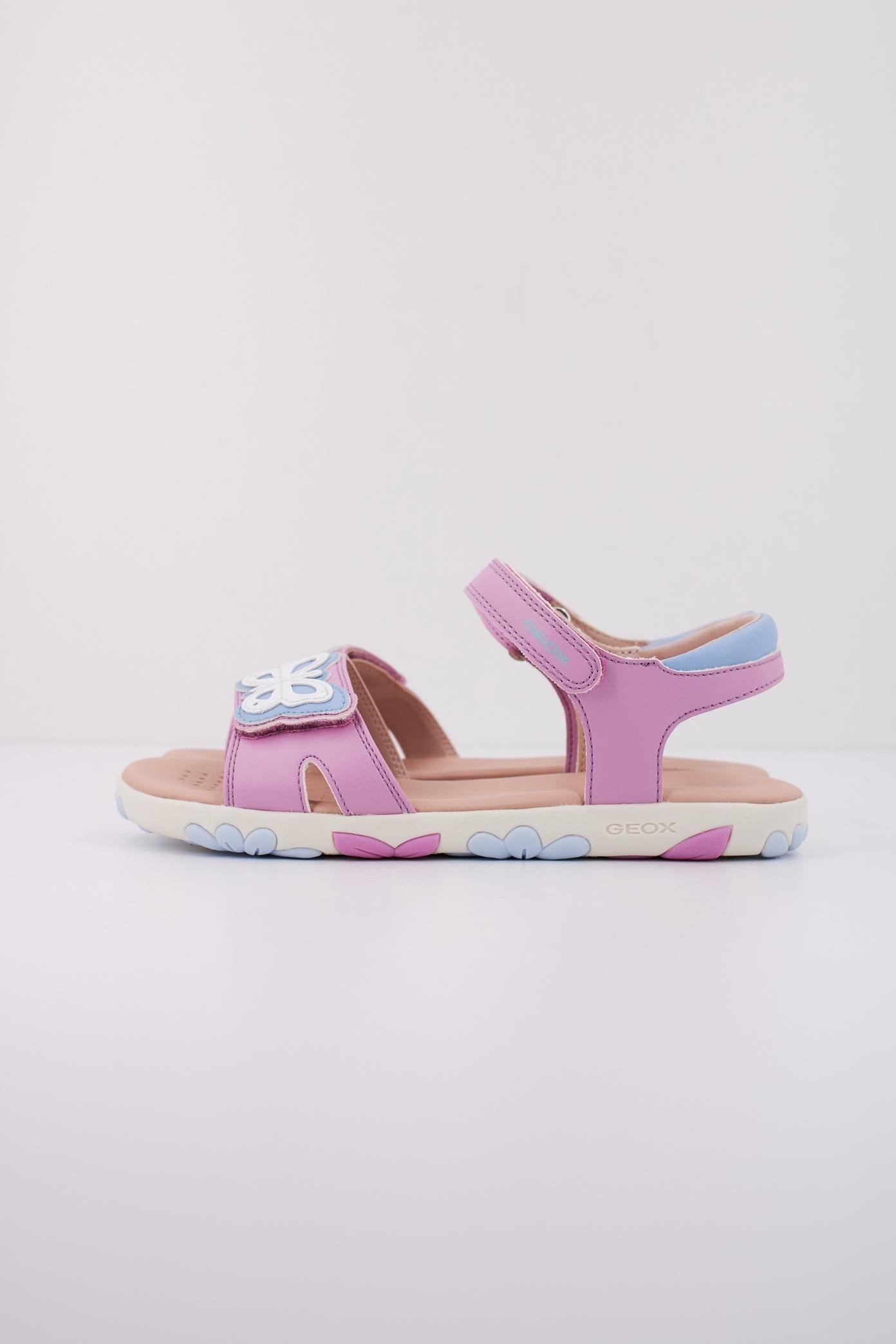GEOX J SANDAL HAITI GIRL en color ROSA (1)