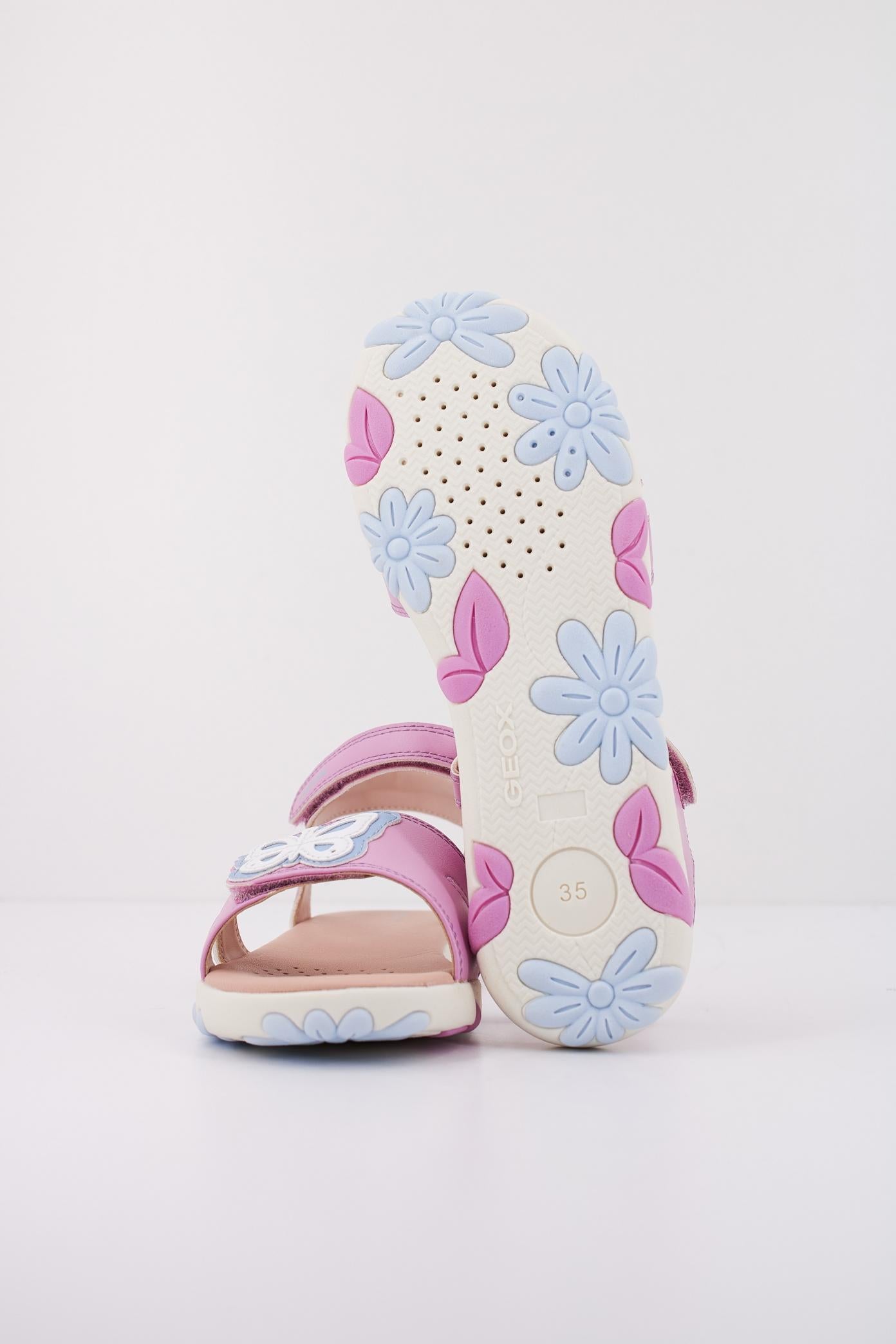 GEOX J SANDAL HAITI GIRL en color ROSA (5)