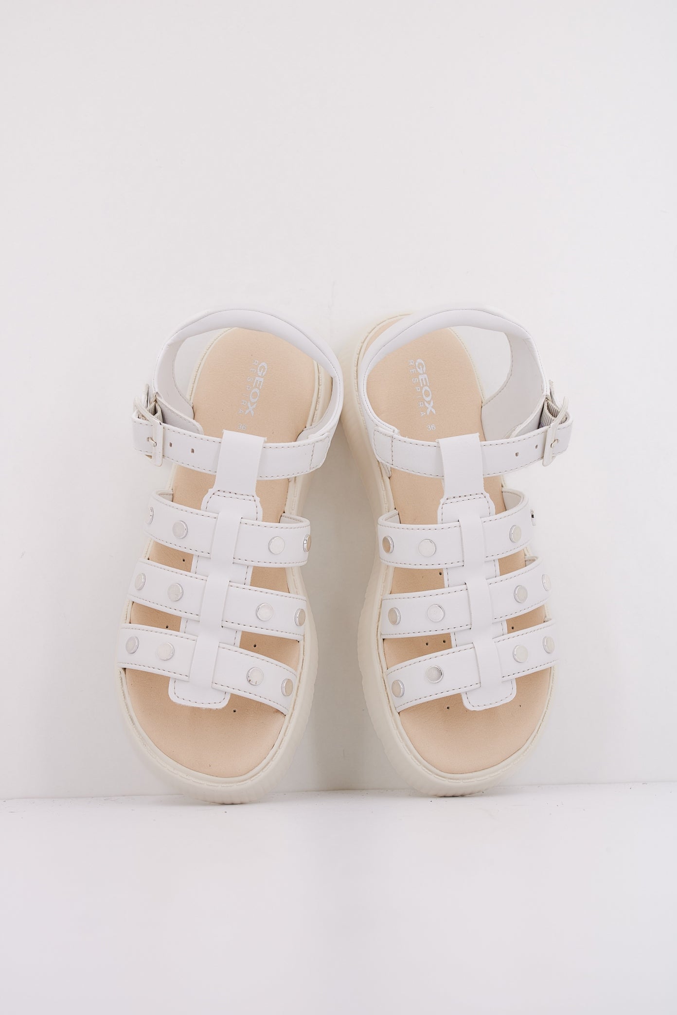 GEOX J SANDAL KODETTE GIR en color BLANCO (3)