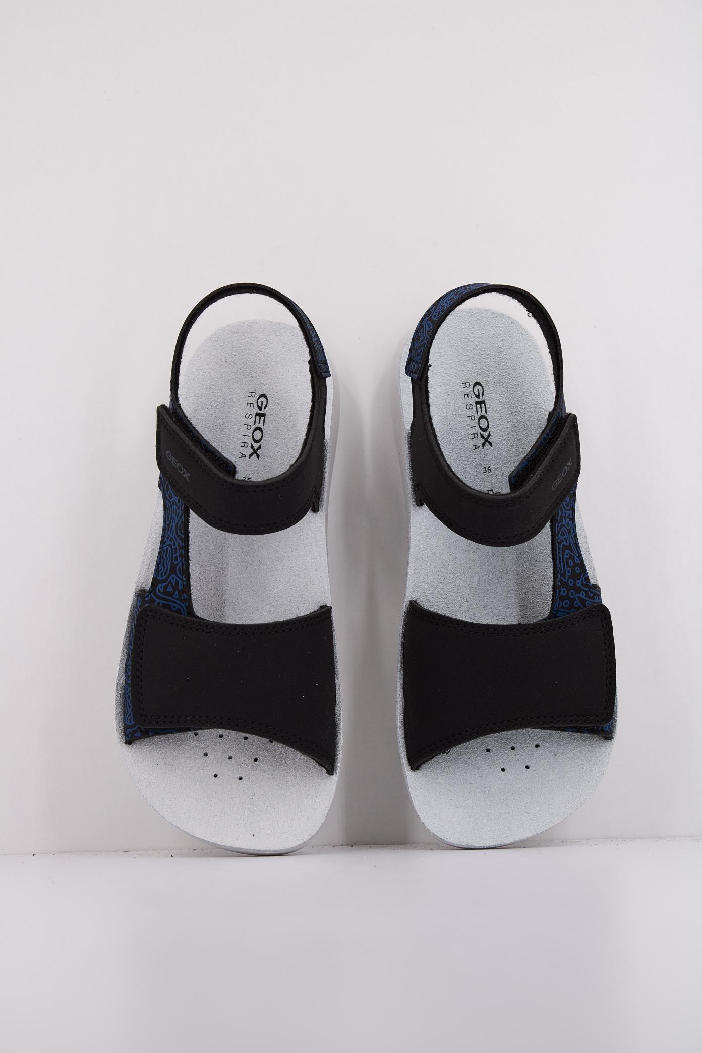 GEOX J SANDAL LIGHTFLOPPY en color AZUL (3)