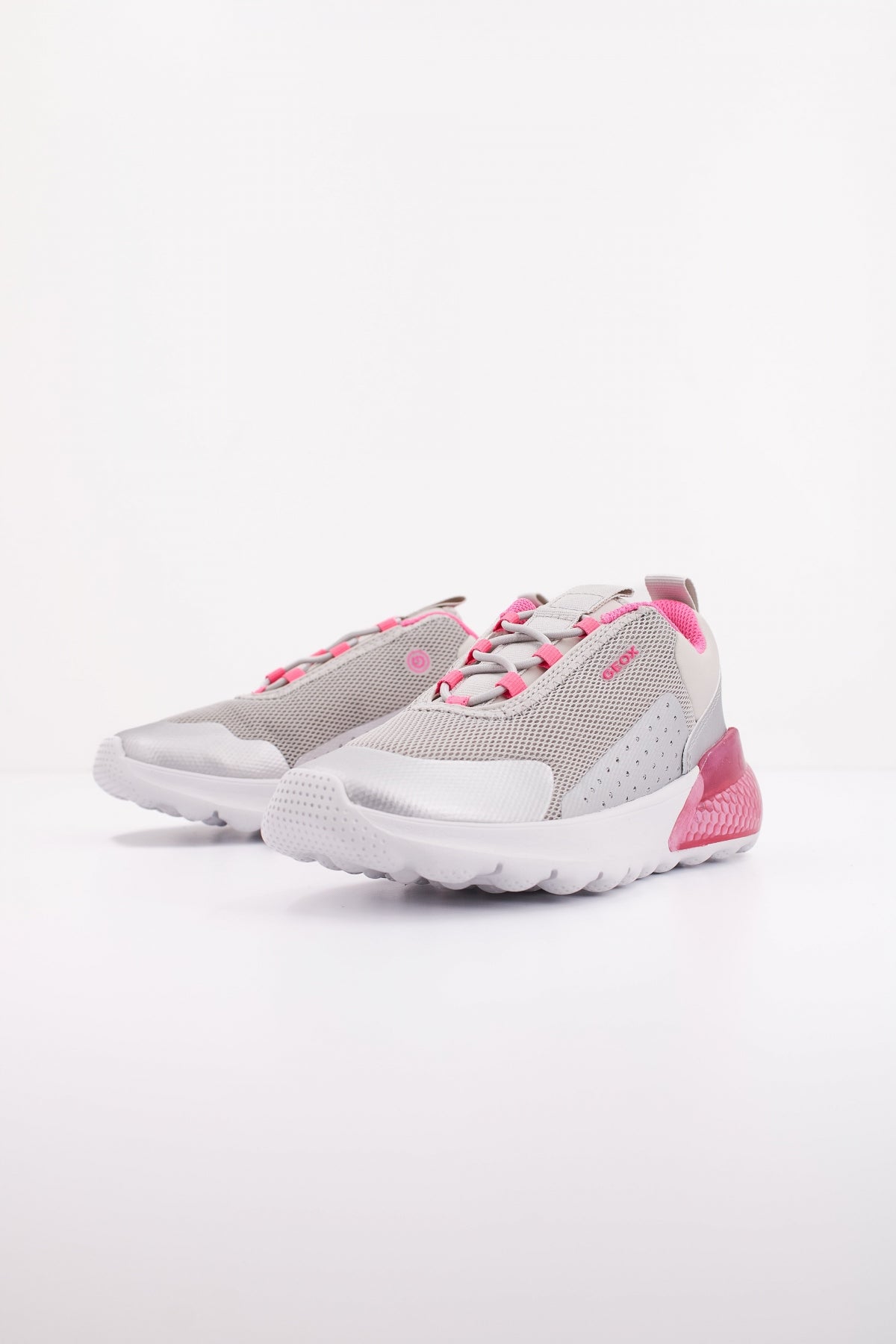 GEOX J ACTIVART ILLUMINUS en color GRIS (2)