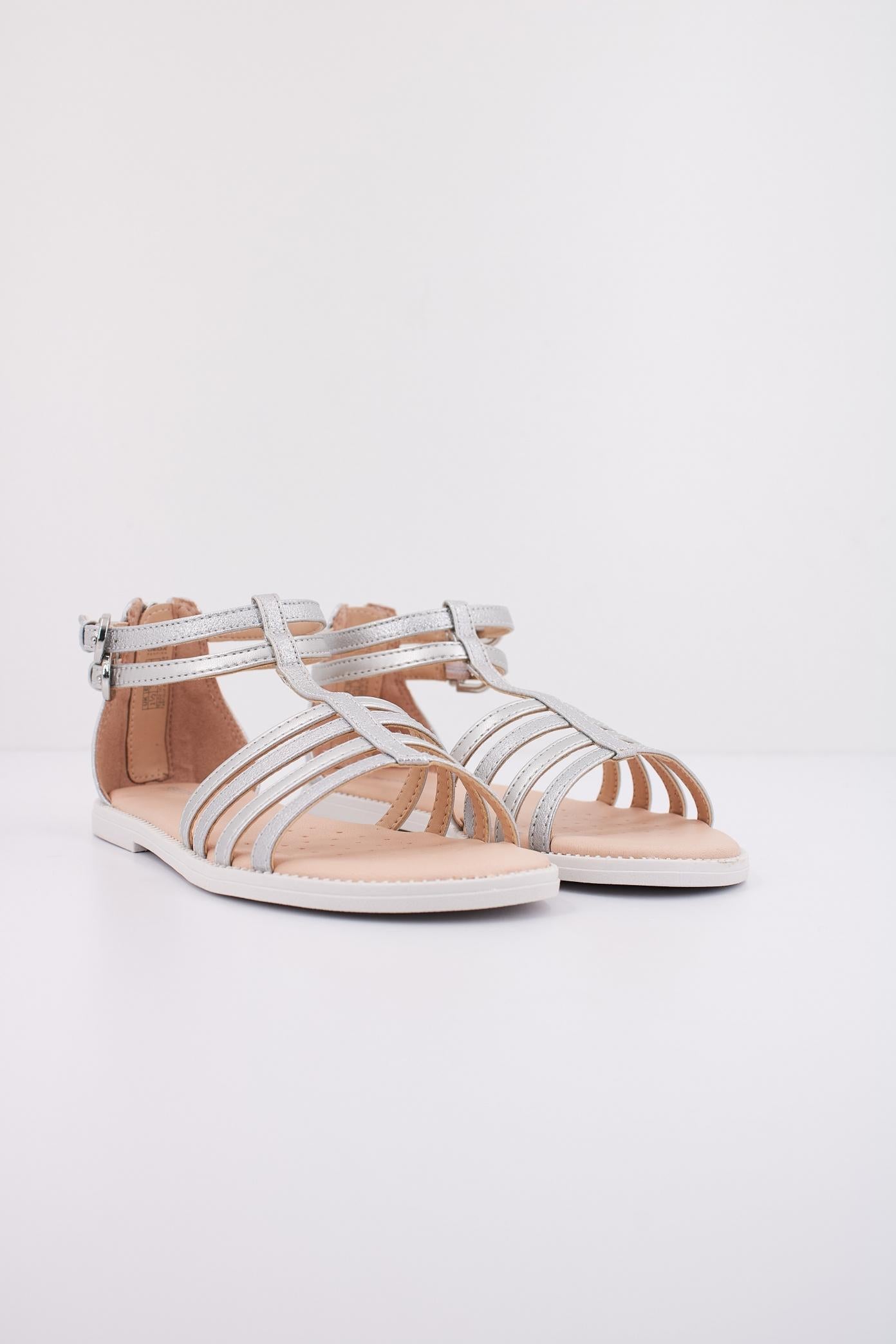 GEOX J SANDAL KARLY GIRL en color PLATA (2)