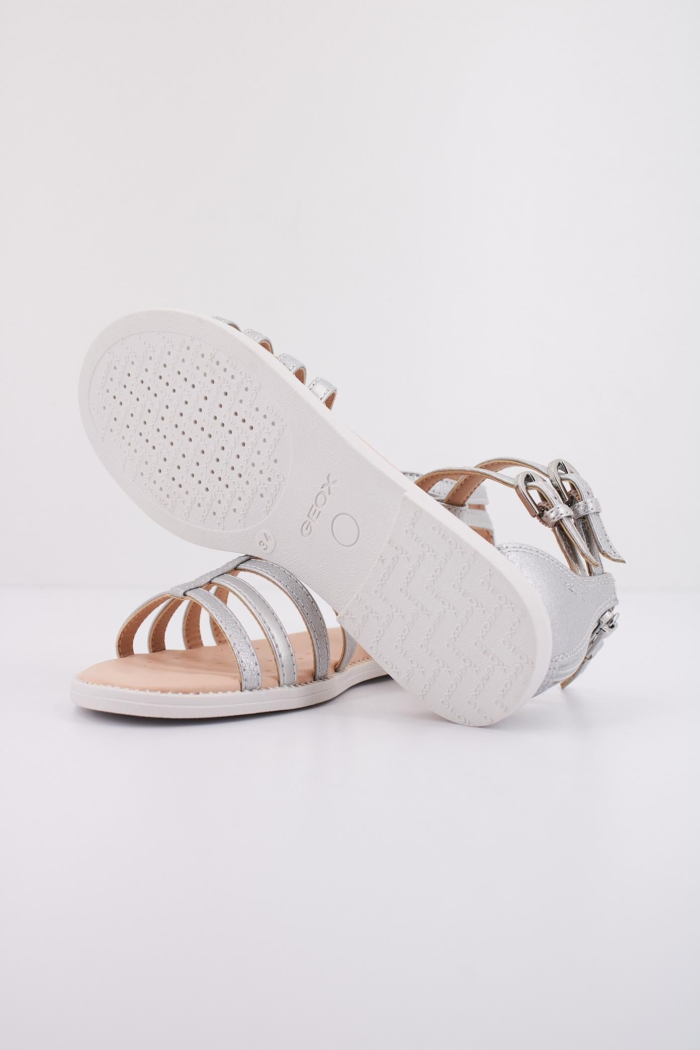 GEOX J SANDAL KARLY GIRL en color PLATA (5)