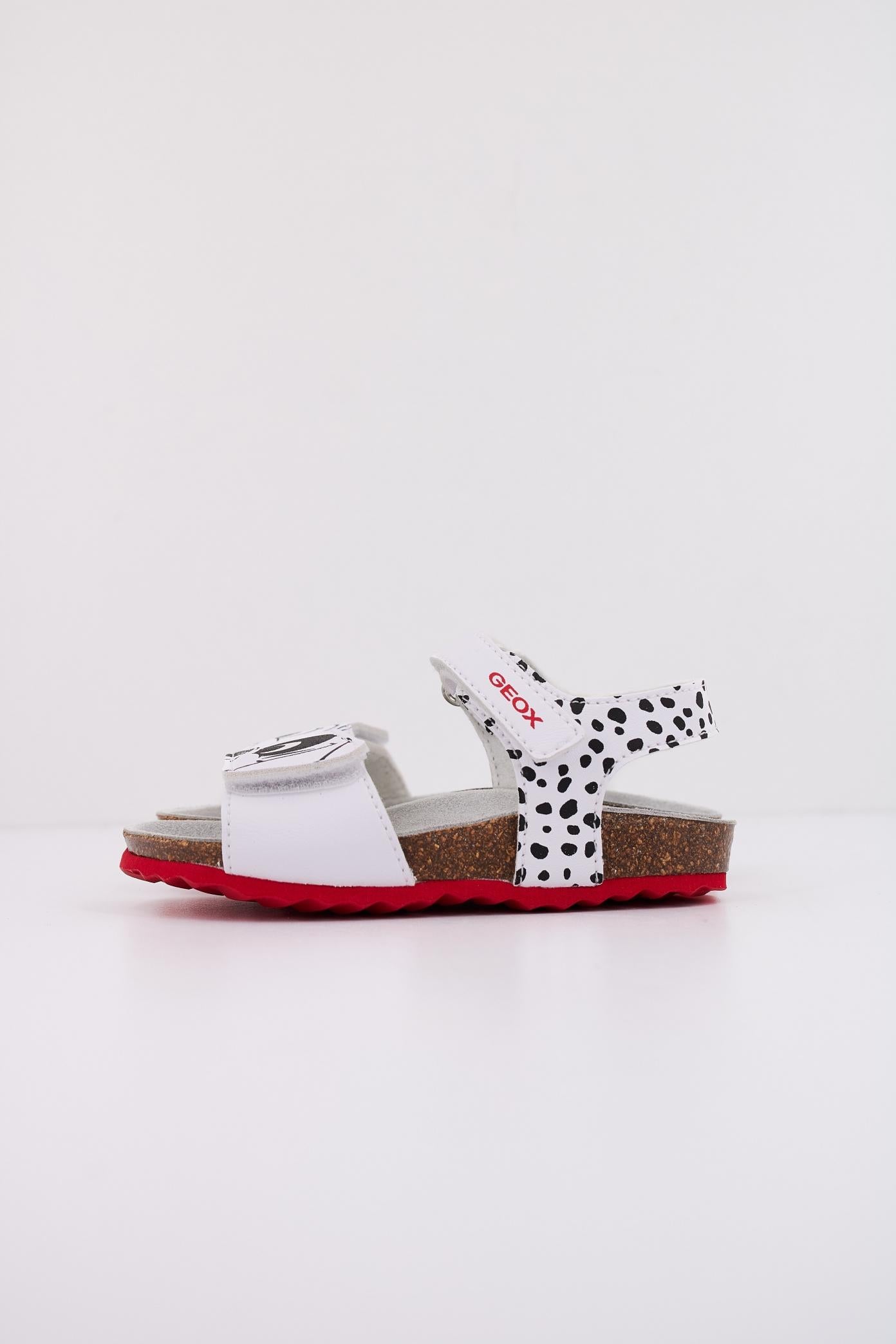 GEOX B SANDAL CHALKI GIRL en color BLANCO (1)