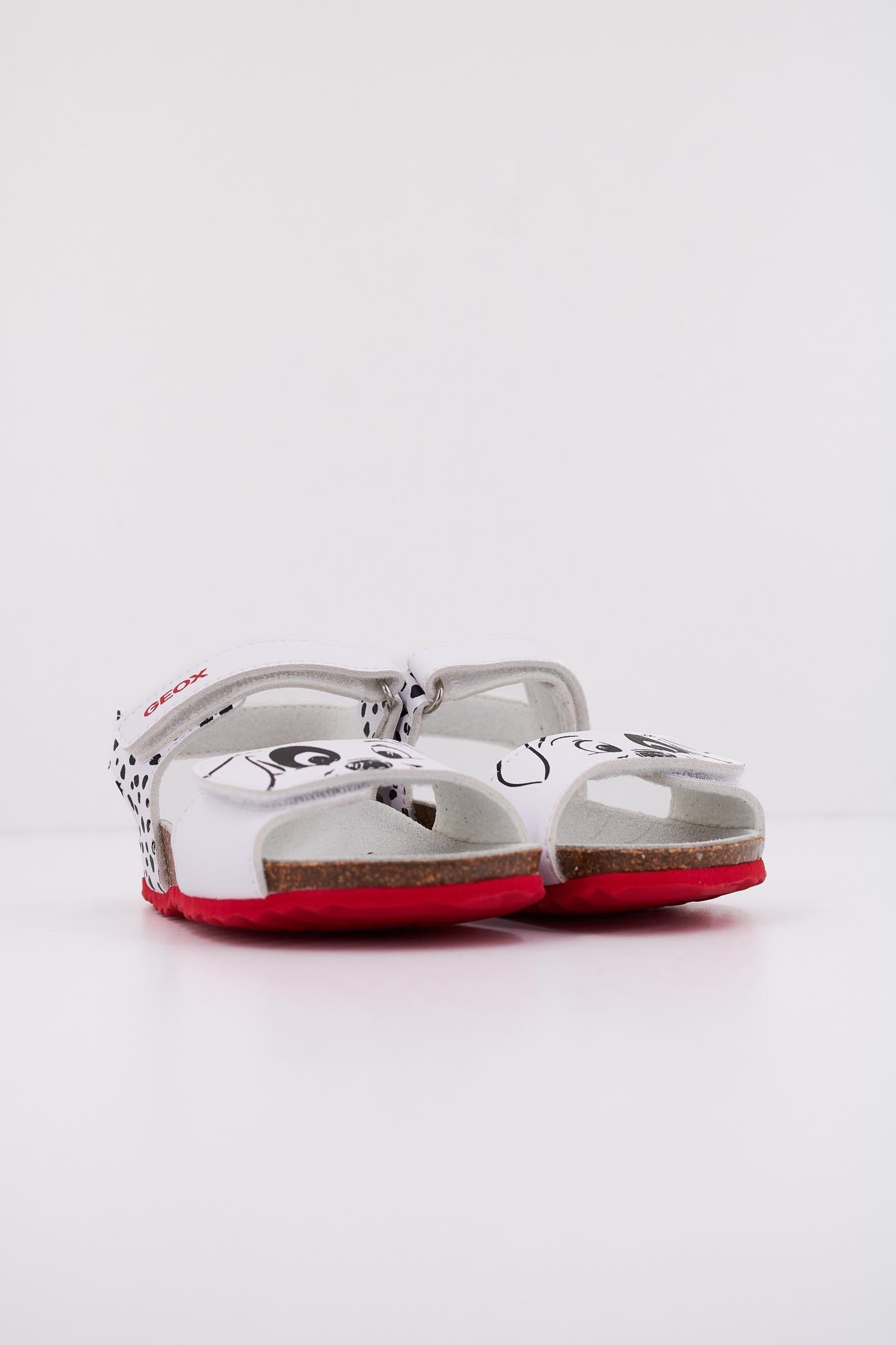 GEOX B SANDAL CHALKI GIRL en color BLANCO (2)