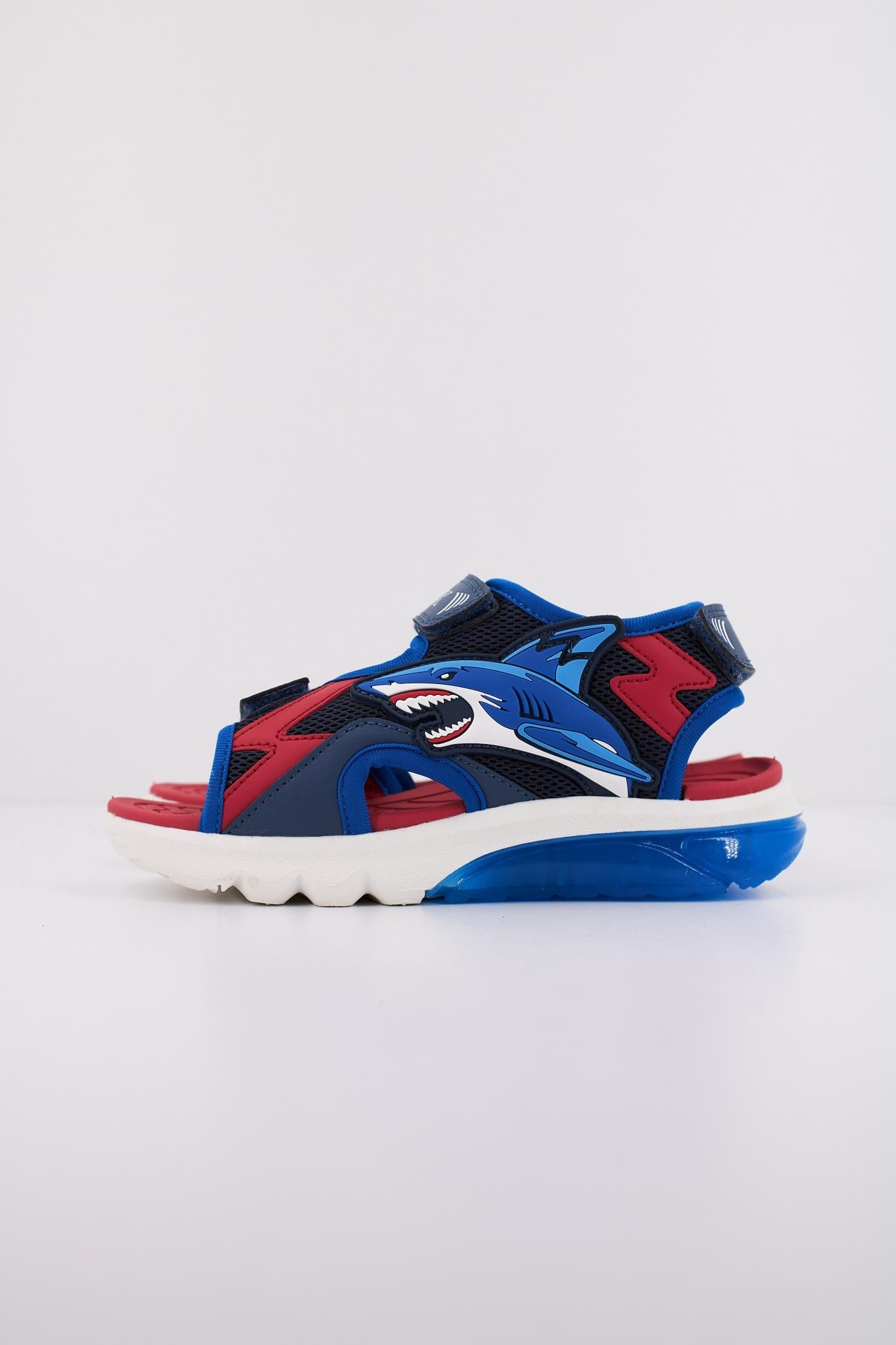 GEOX J SANDAL CIBERDRON B en color AZUL (1)