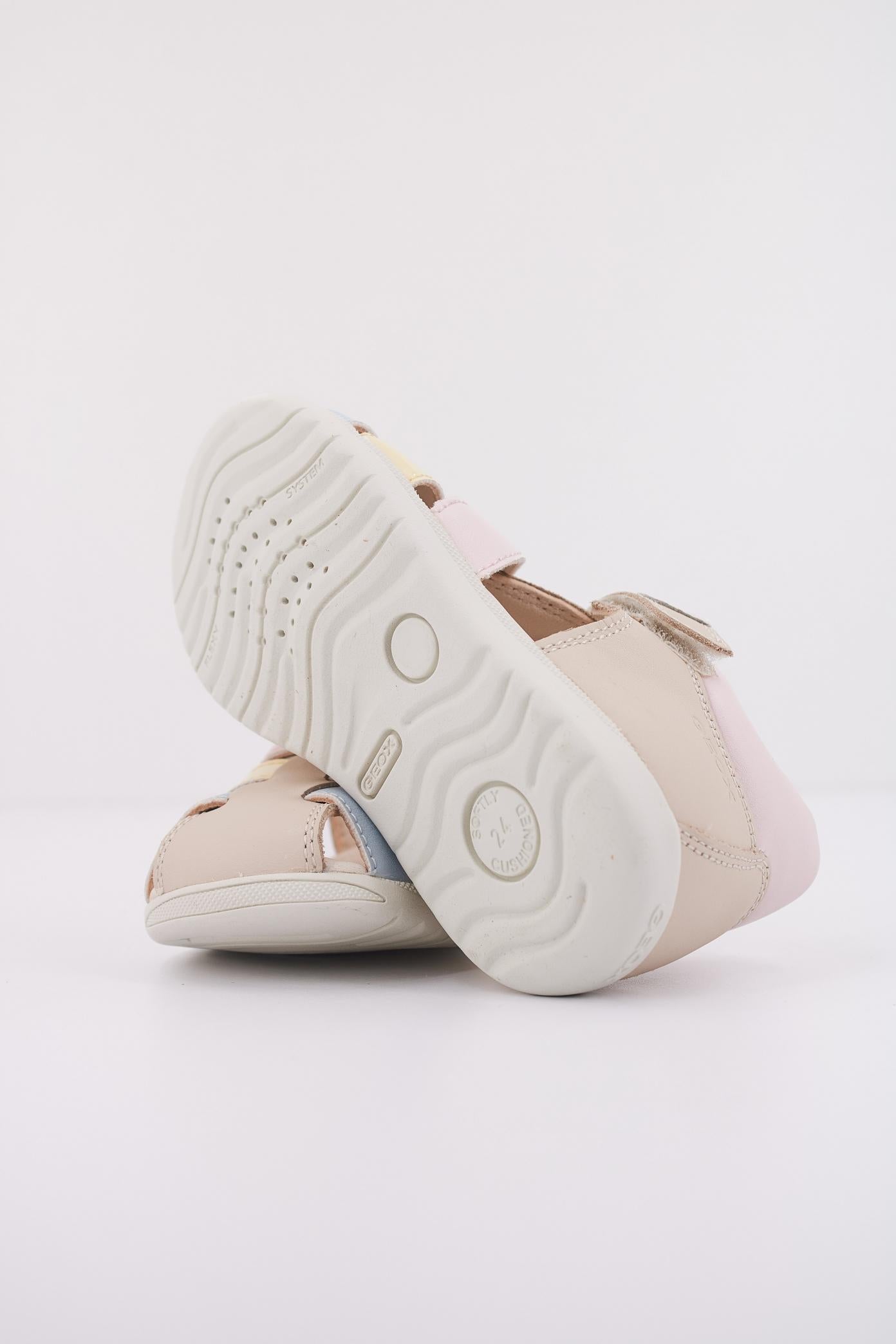 GEOX B SANDAL MACCHIA GIRL en color BEIS (5)