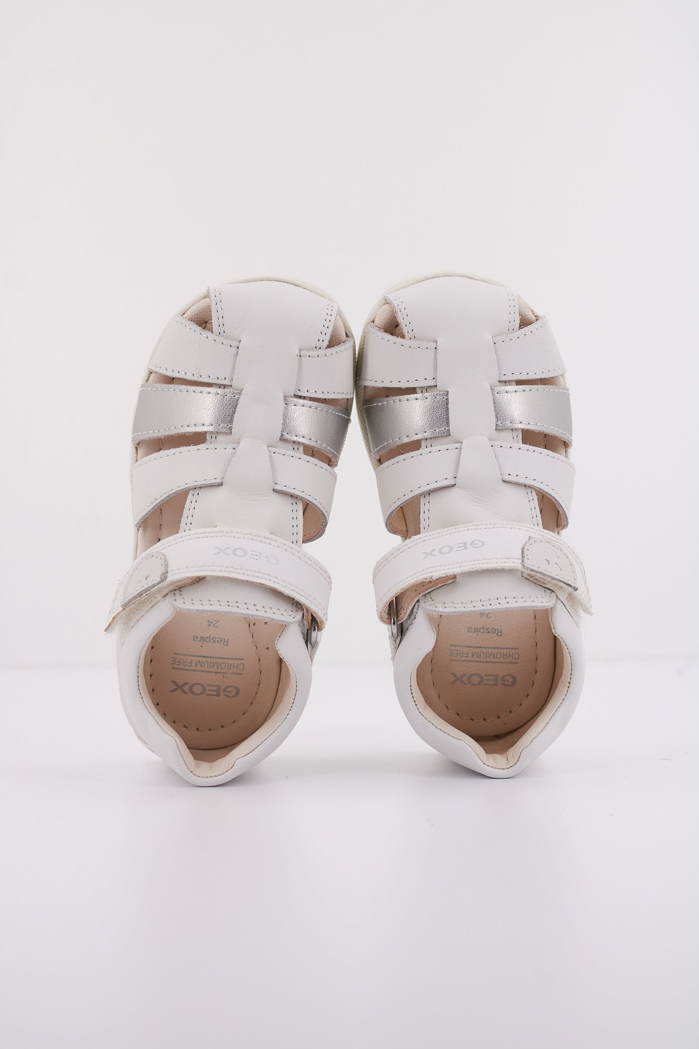 GEOX B SANDAL MACCHIA GIR en color BLANCO (3)
