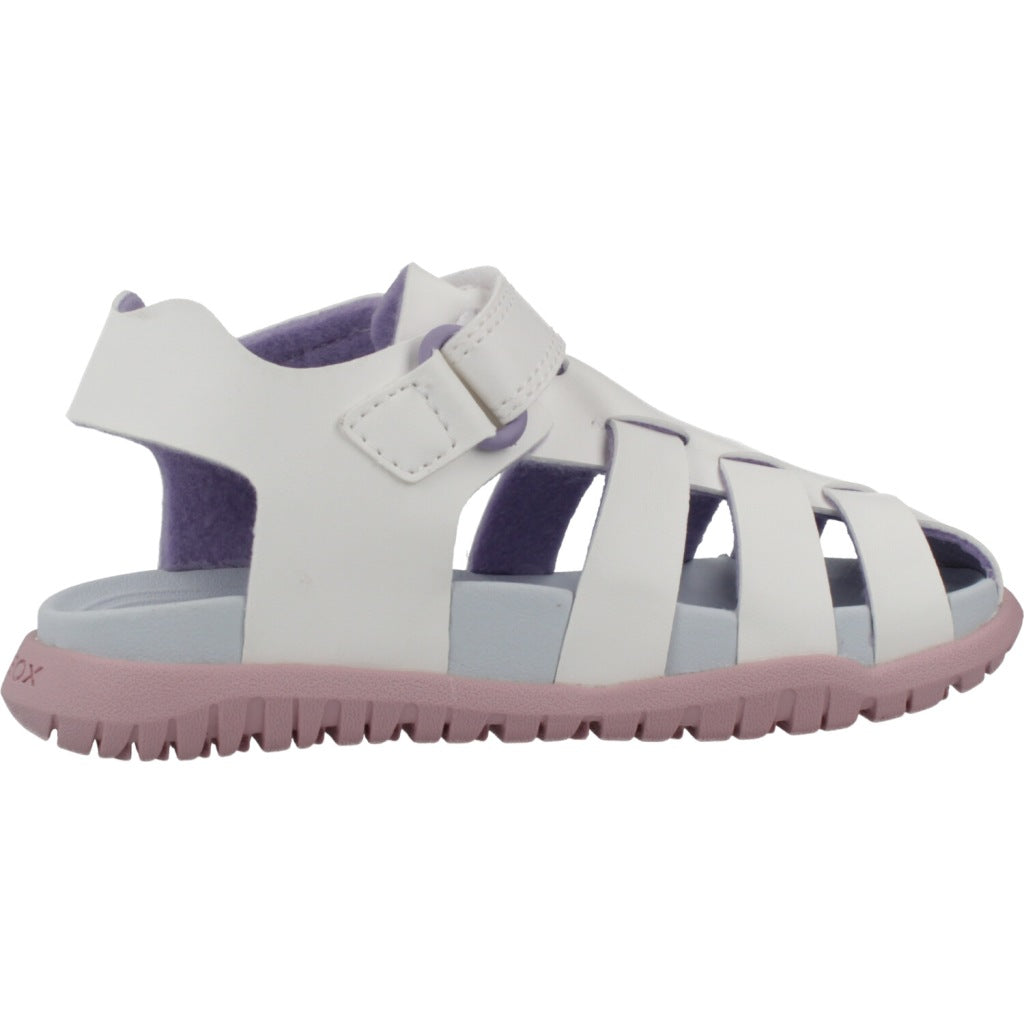 GEOX B SANDAL FUSBETTO GI en color BLANCO (4)