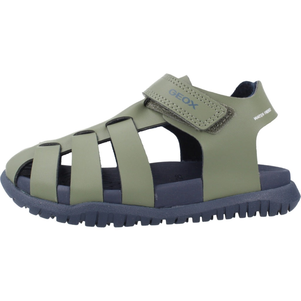 GEOX B SANDAL FUSBETTO BO en color VERDE (2)