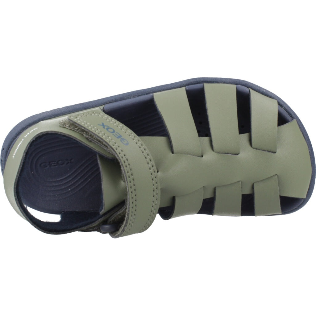 GEOX B SANDAL FUSBETTO BO en color VERDE (7)