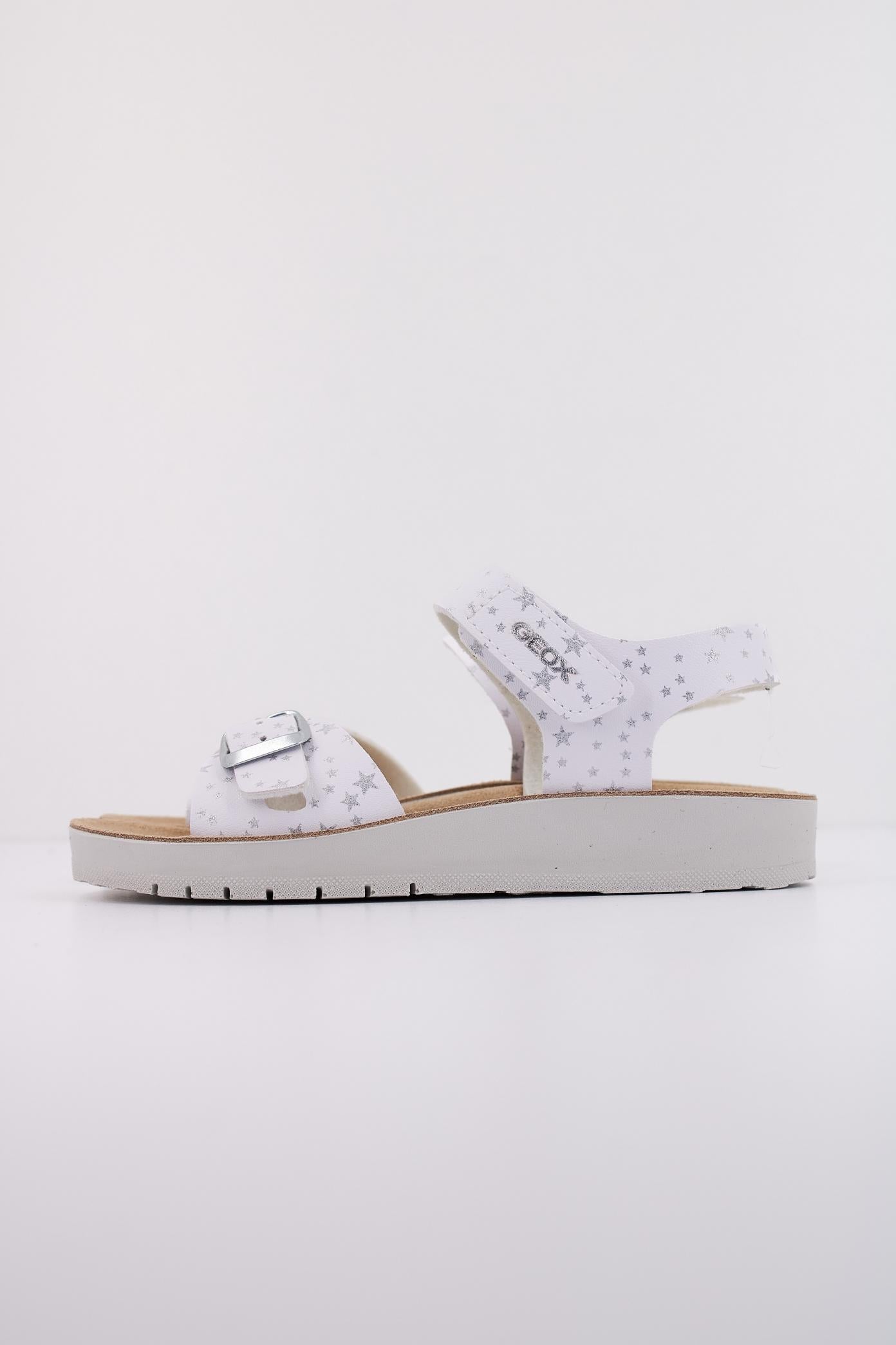GEOX J SANDAL COSTAREI GI en color BLANCO (1)