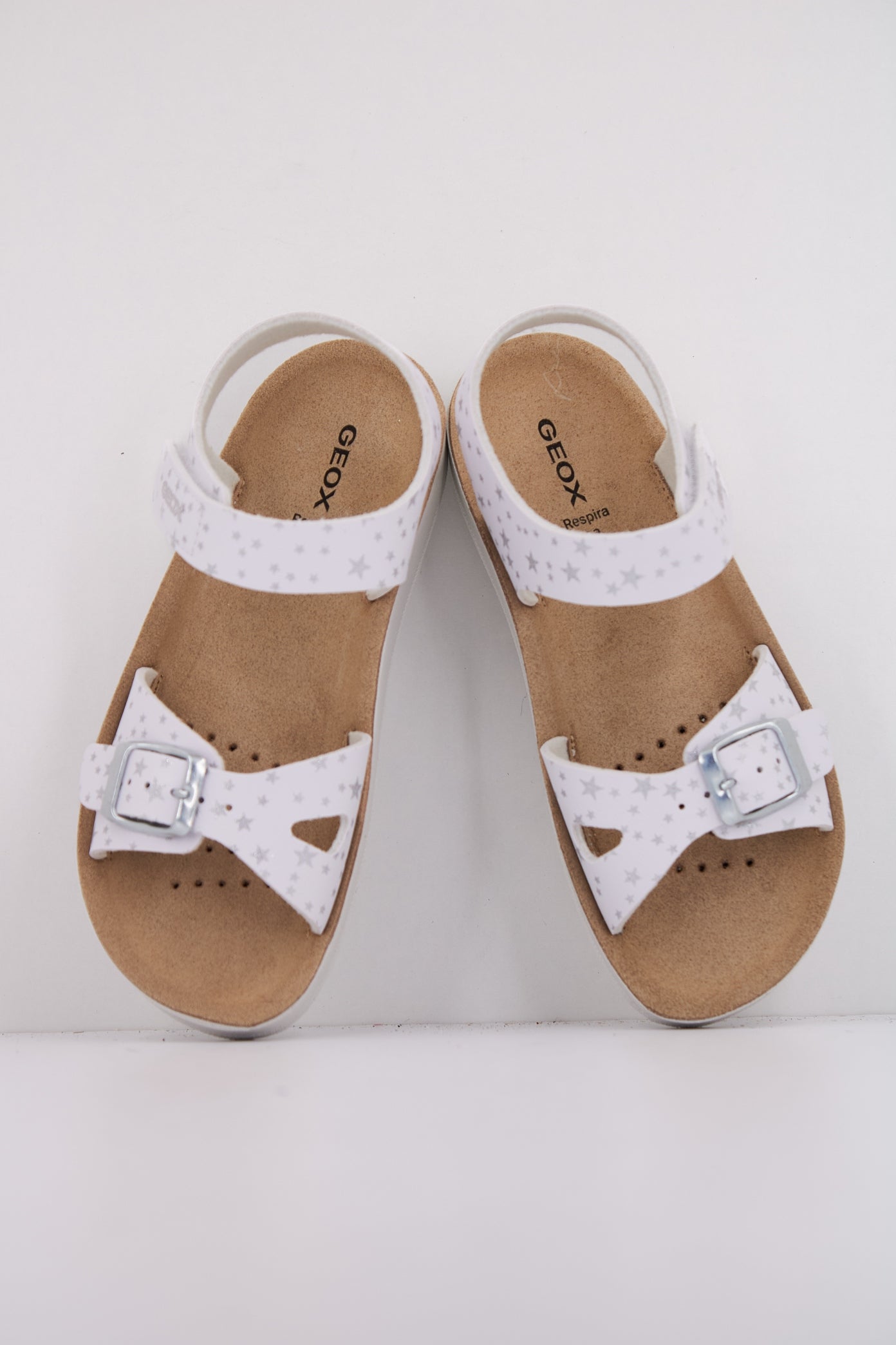GEOX J SANDAL COSTAREI GI en color BLANCO (3)
