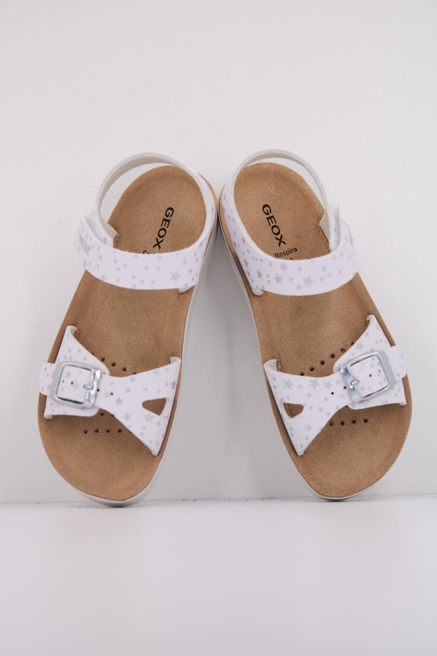 GEOX J SANDAL COSTAREI GI en color BLANCO (3)