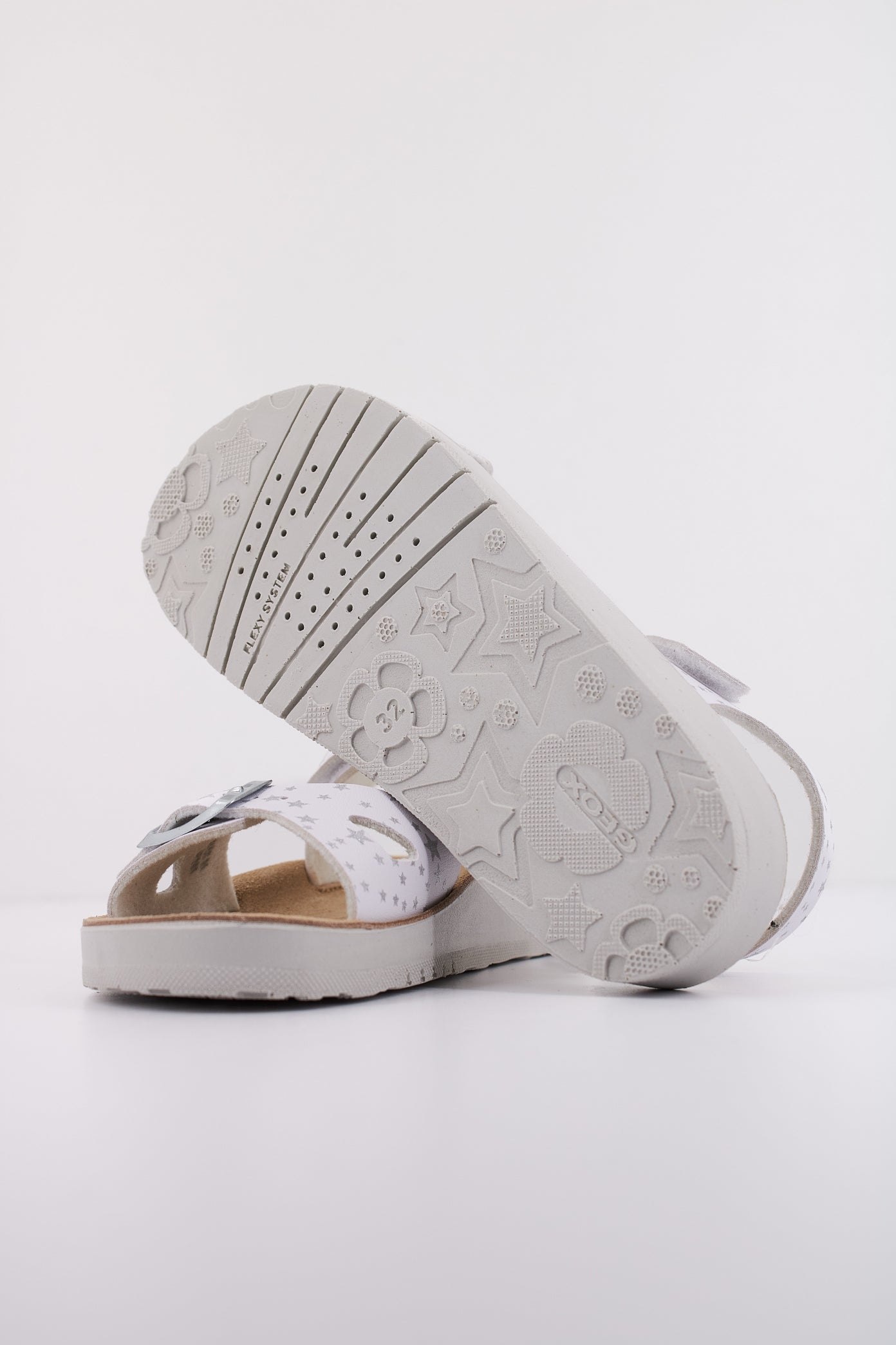 GEOX J SANDAL COSTAREI GI en color BLANCO (5)