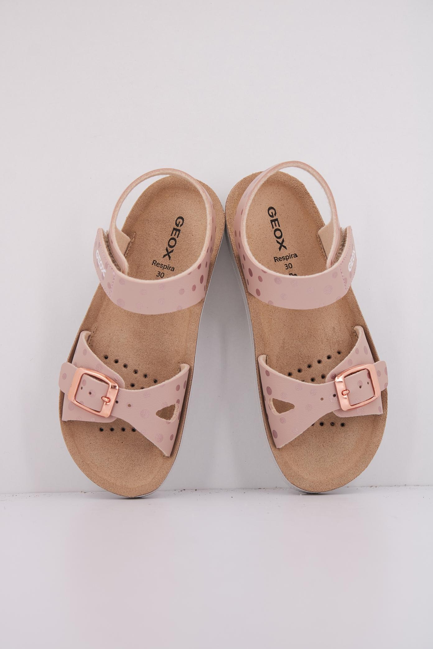 GEOX J SANDAL COSTAREI GI en color ROSA (3)