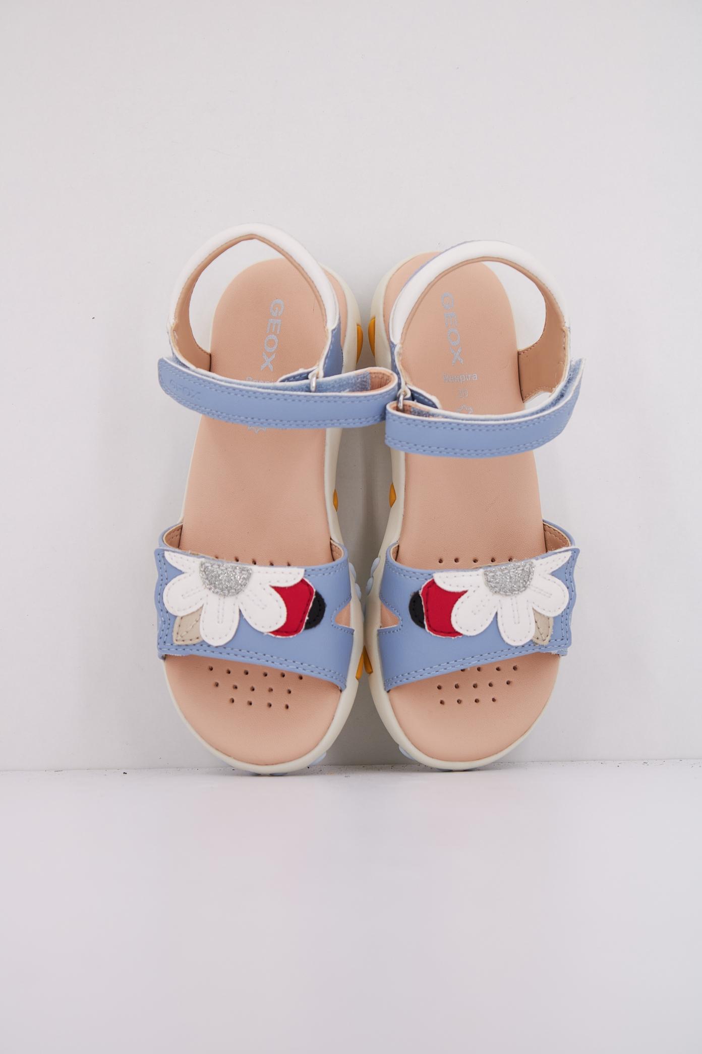 GEOX J SANDAL HAITI GIRL en color AZUL (3)