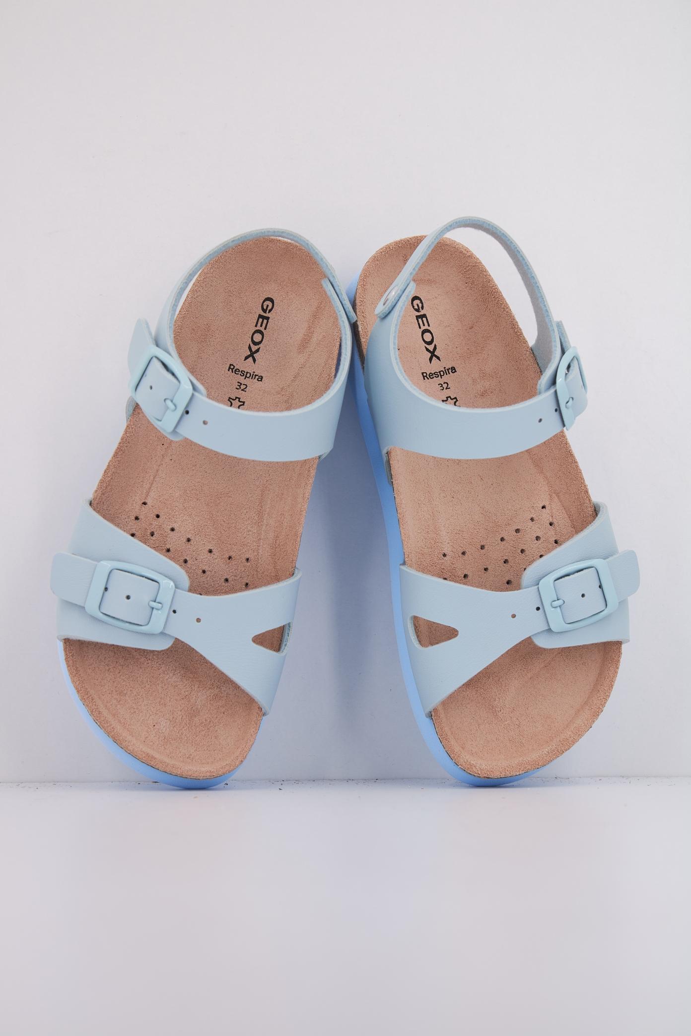 GEOX J SANDAL BUBBLEBOW G en color AZUL (3)