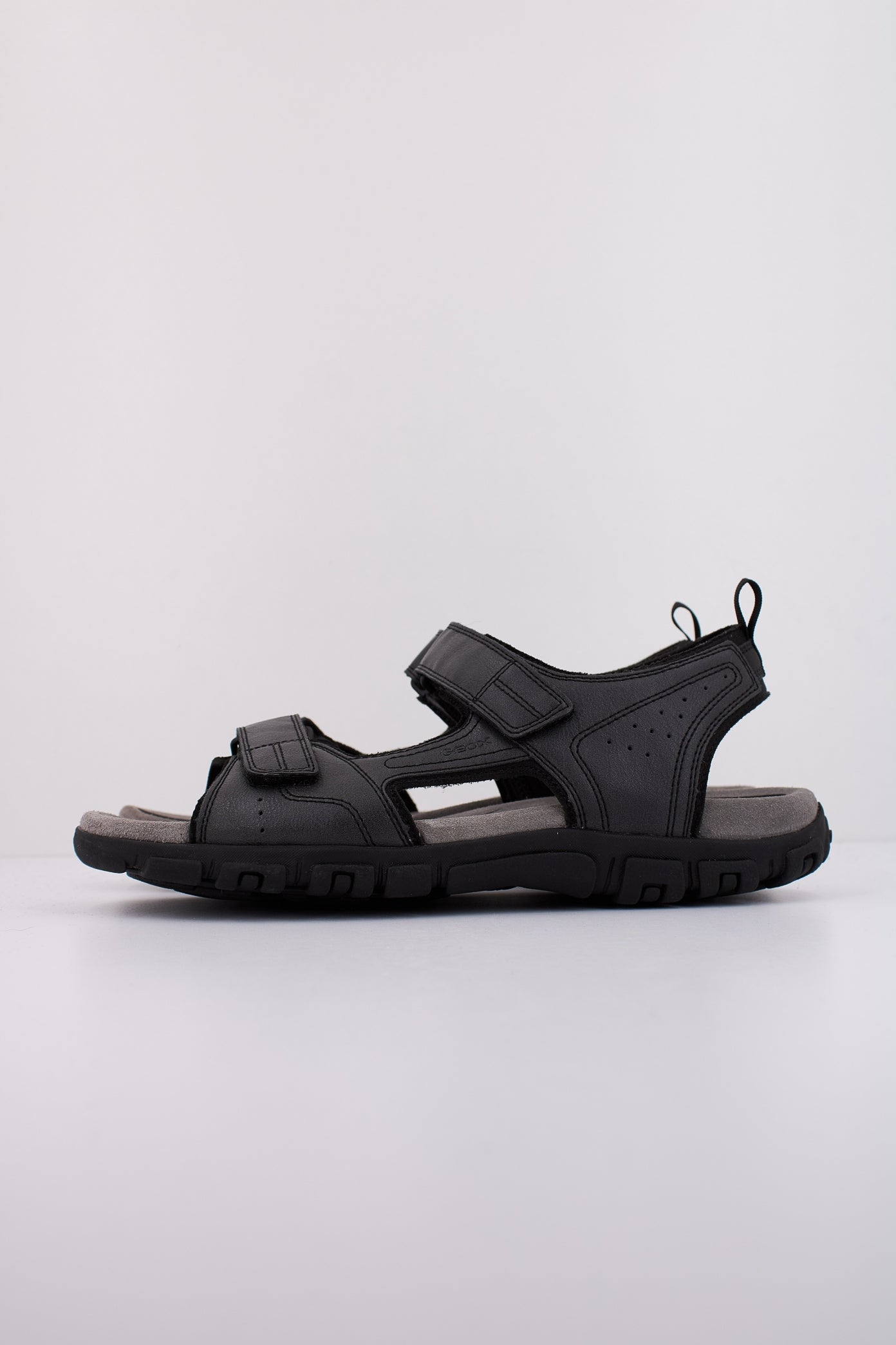 GEOX UOMO SANDAL STRADA en color NEGRO (1)