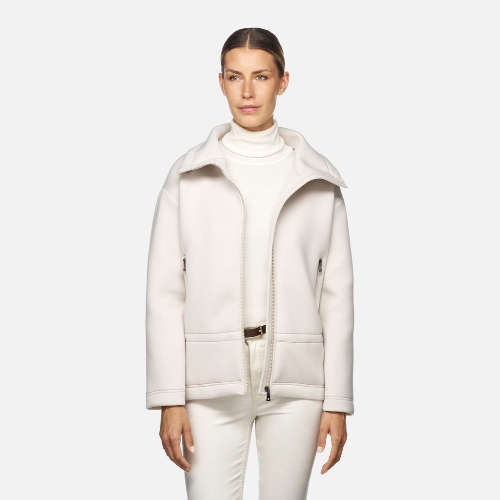 GEOX W SWEATER en color BLANCO (5)