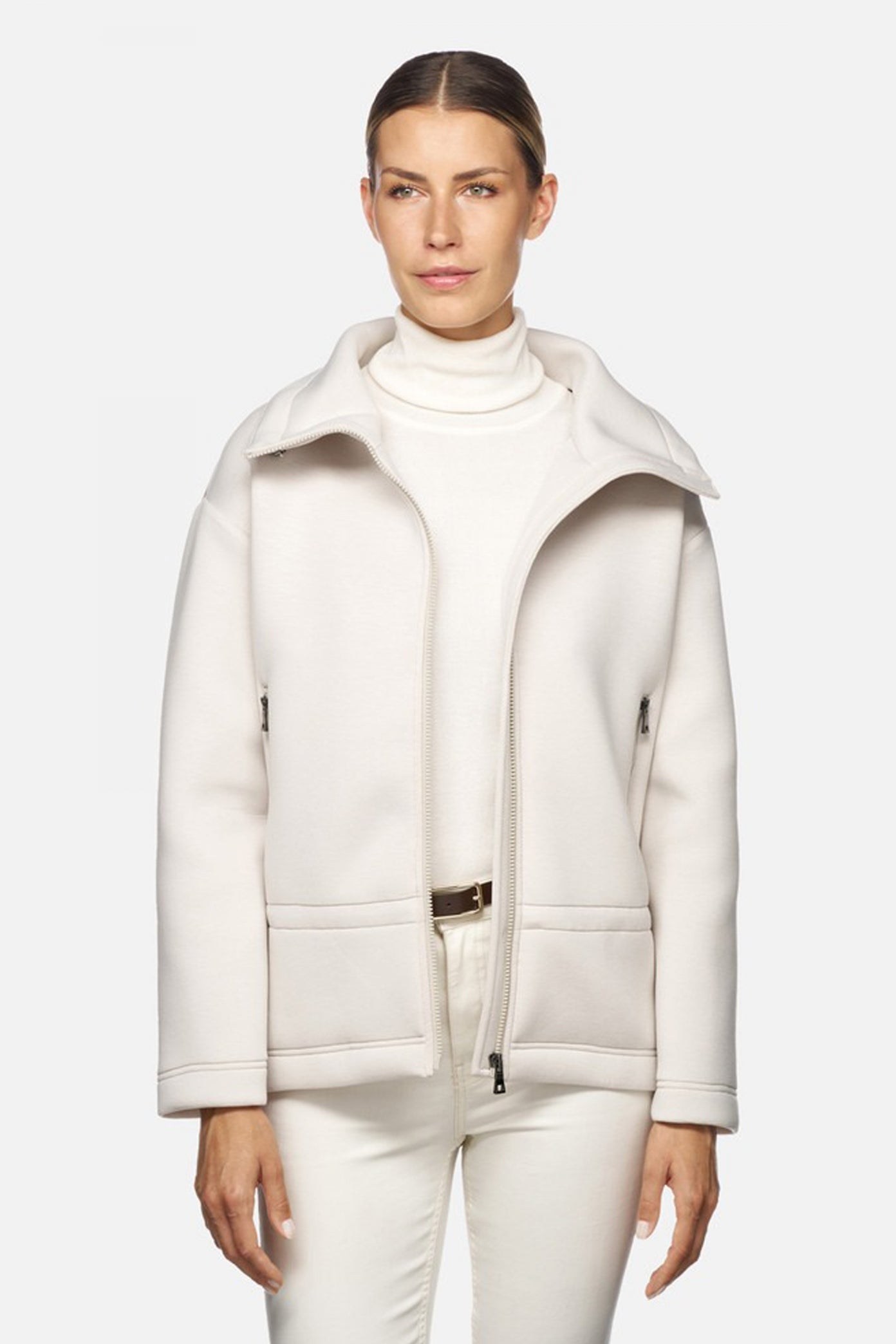 GEOX W SWEATER en color BLANCO (1)
