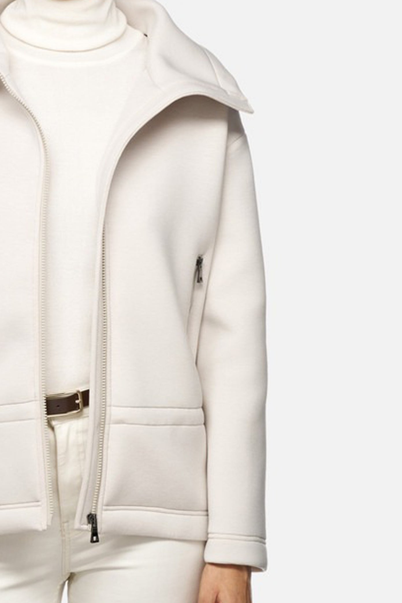 GEOX W SWEATER en color BLANCO (3)