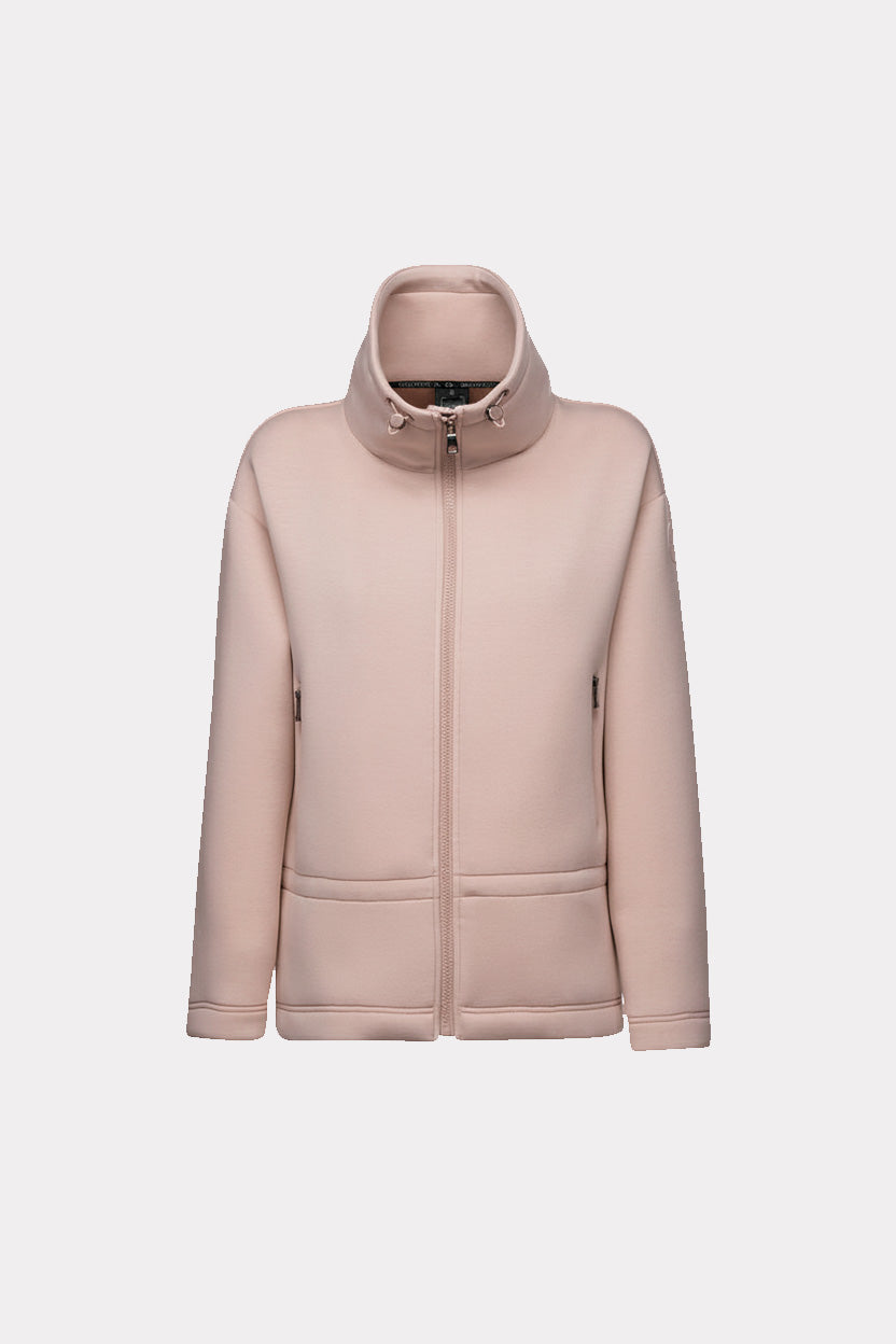 GEOX W SWEATER en color ROSA (1)