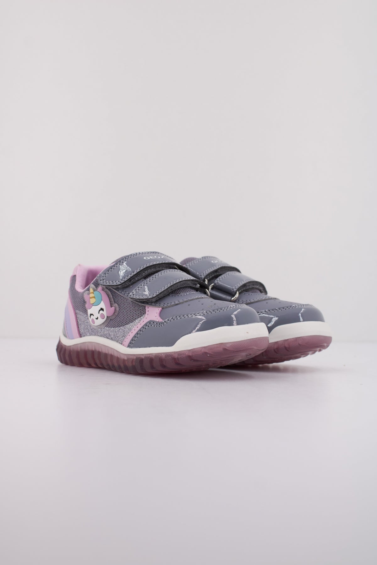 GEOX B LIGHTYLOO GIRL en color GRIS (2)
