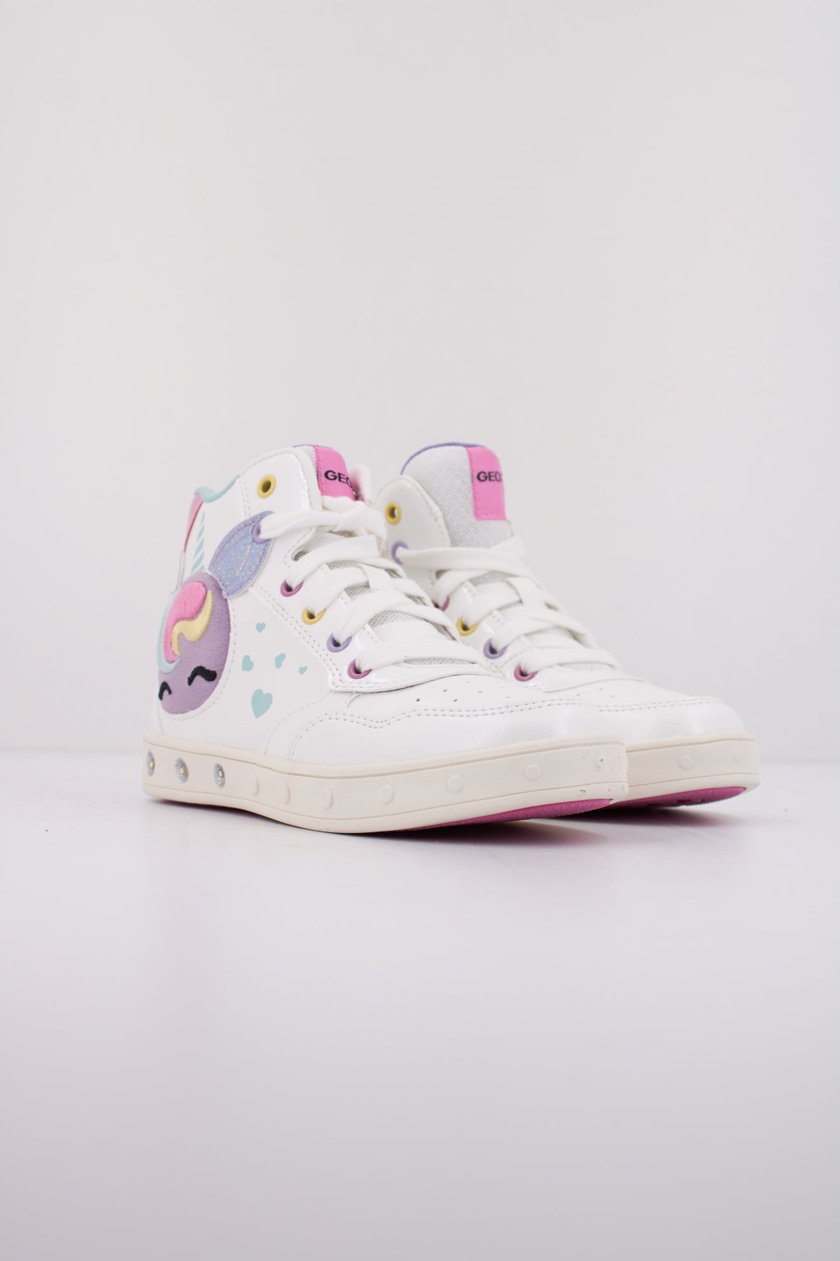 GEOX J SKYLIN GIRL en color BLANCO (2)