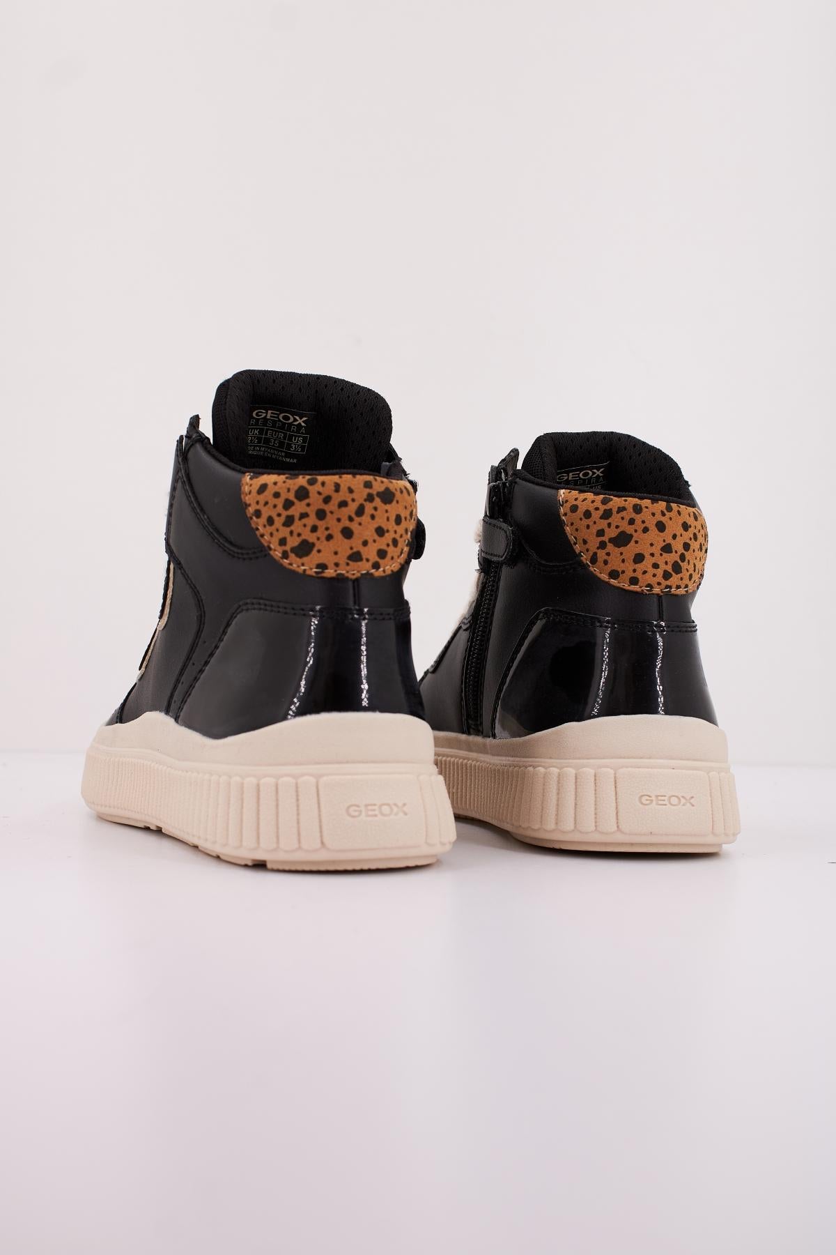 GEOX J LAQUINNY GIRL en color NEGRO (4)