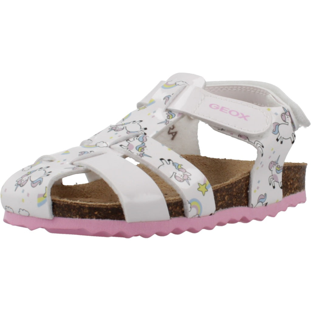 GEOX B SANDAL CHALKI en color BLANCO (1)
