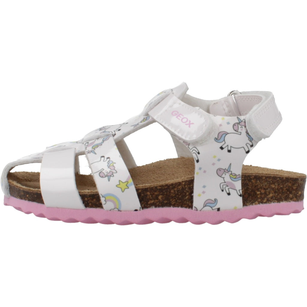 GEOX B SANDAL CHALKI en color BLANCO (2)