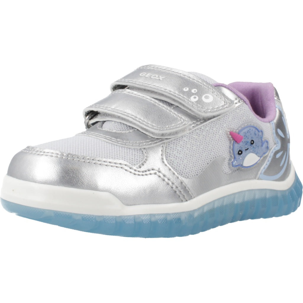 GEOX B LIGHTYLOO GIRL en color PLATA (1)