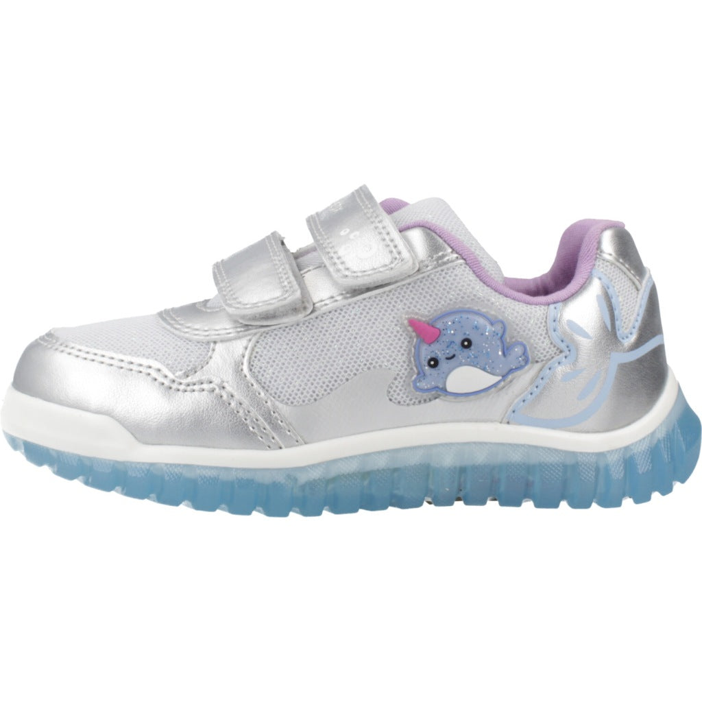 GEOX B LIGHTYLOO GIRL en color PLATA (2)