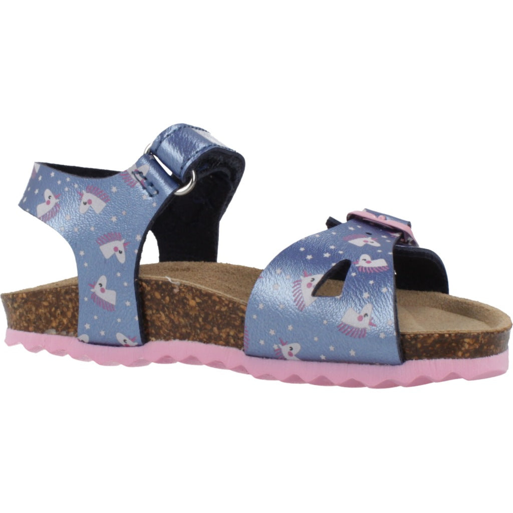 GEOX B SANDAL CHALKI GIRL en color AZUL (5)