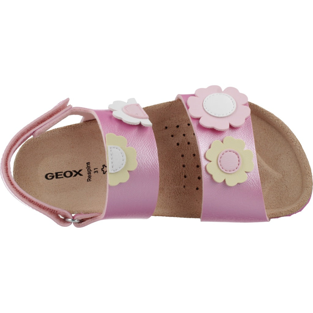 GEOX J ADRIEL GIRL en color ROSA (7)
