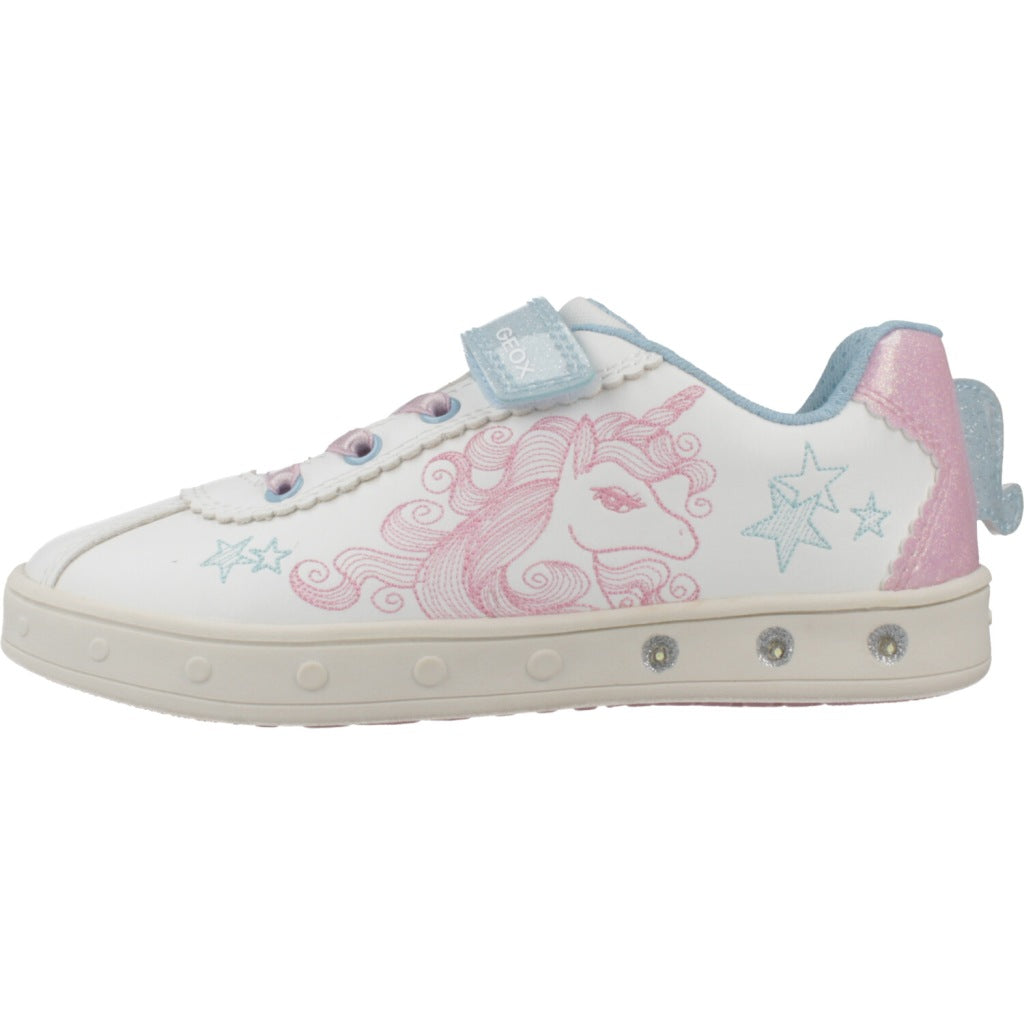 GEOX J SKYLIN GIRL en color BLANCO (2)