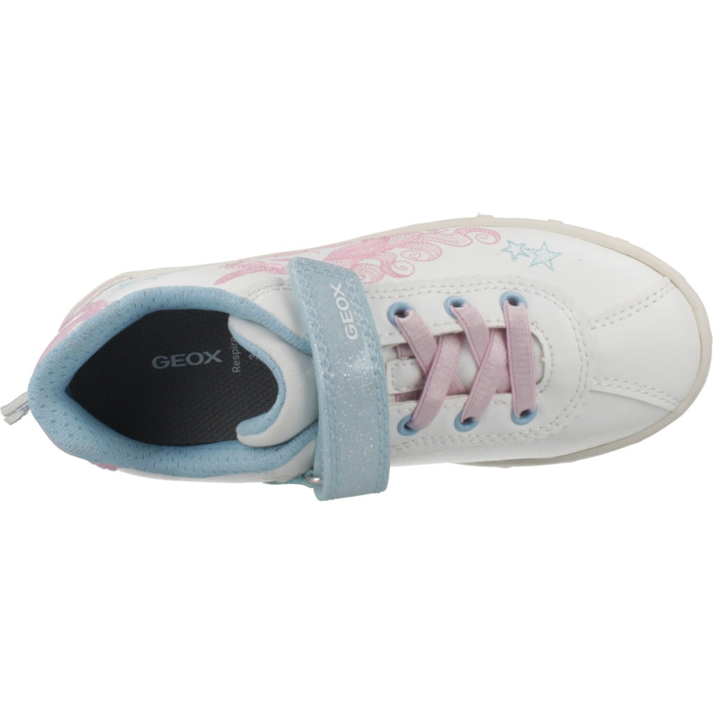 GEOX J SKYLIN GIRL en color BLANCO (7)