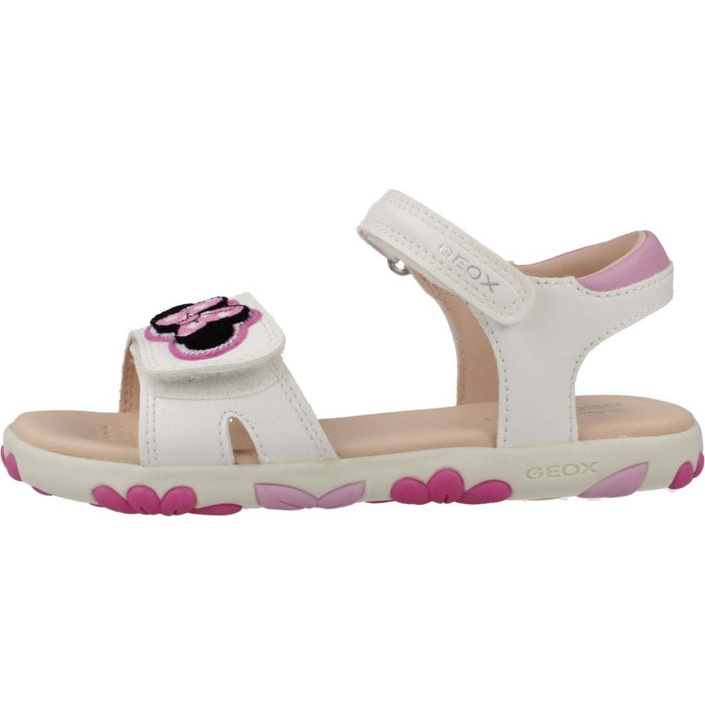 GEOX J SANDAL HAITI GIRL en color BLANCO (2)