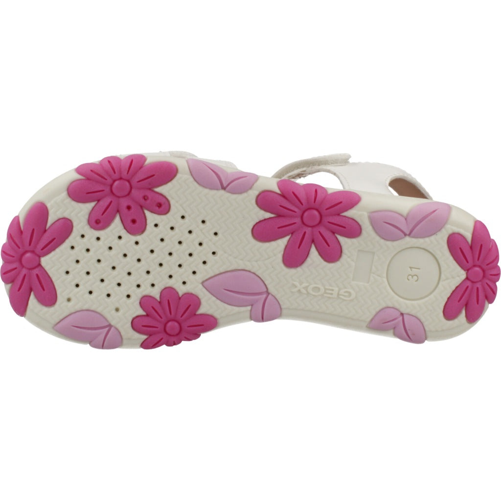 GEOX J SANDAL HAITI GIRL en color BLANCO (6)