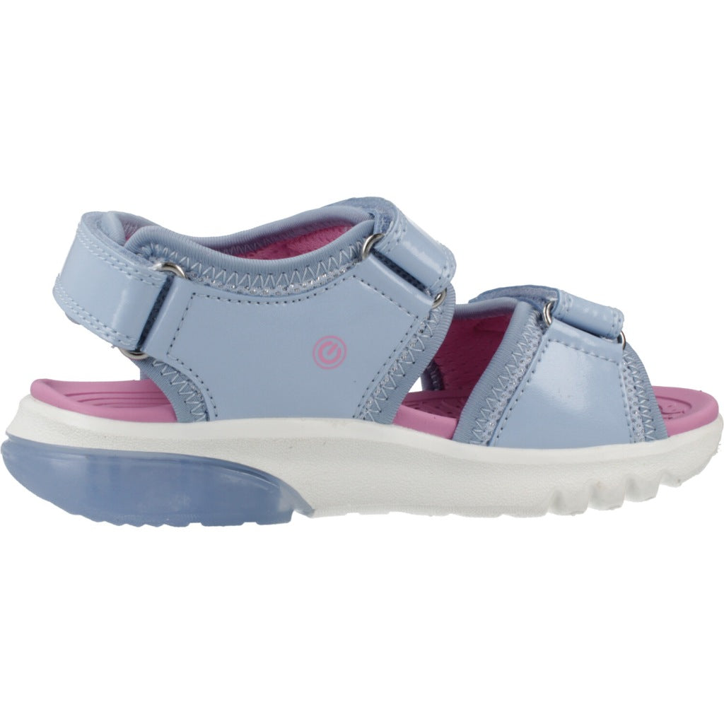 GEOX J SANDAL CIBERDRON G en color AZUL (4)
