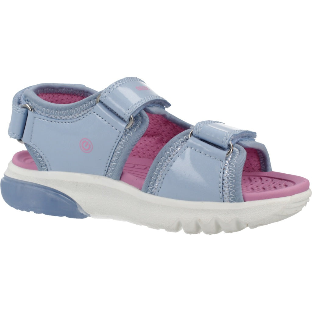 GEOX J SANDAL CIBERDRON G en color AZUL (5)