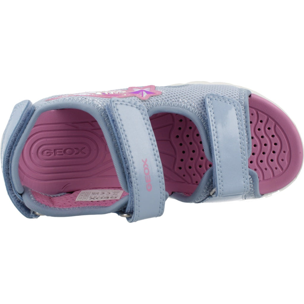 GEOX J SANDAL CIBERDRON G en color AZUL (7)