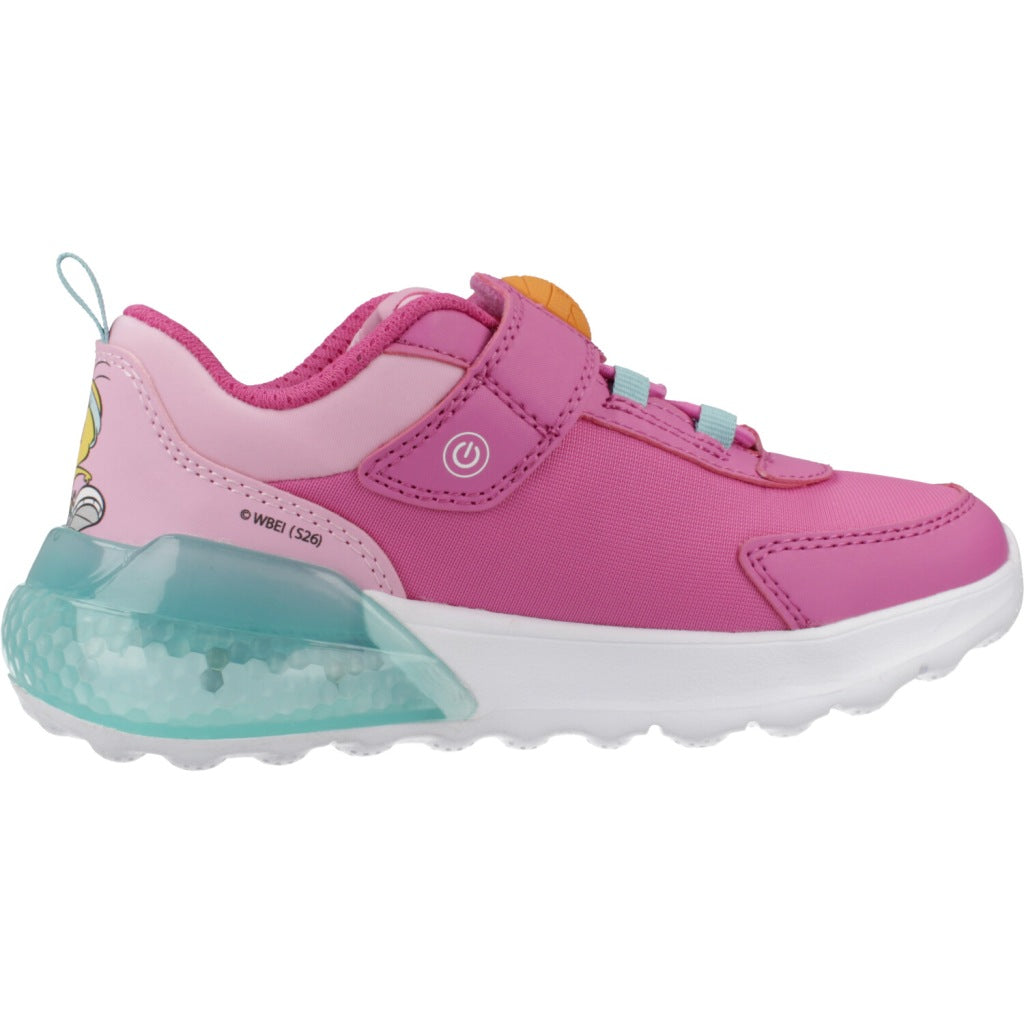 GEOX J ACTIVART ILLUMINUS en color ROSA (4)